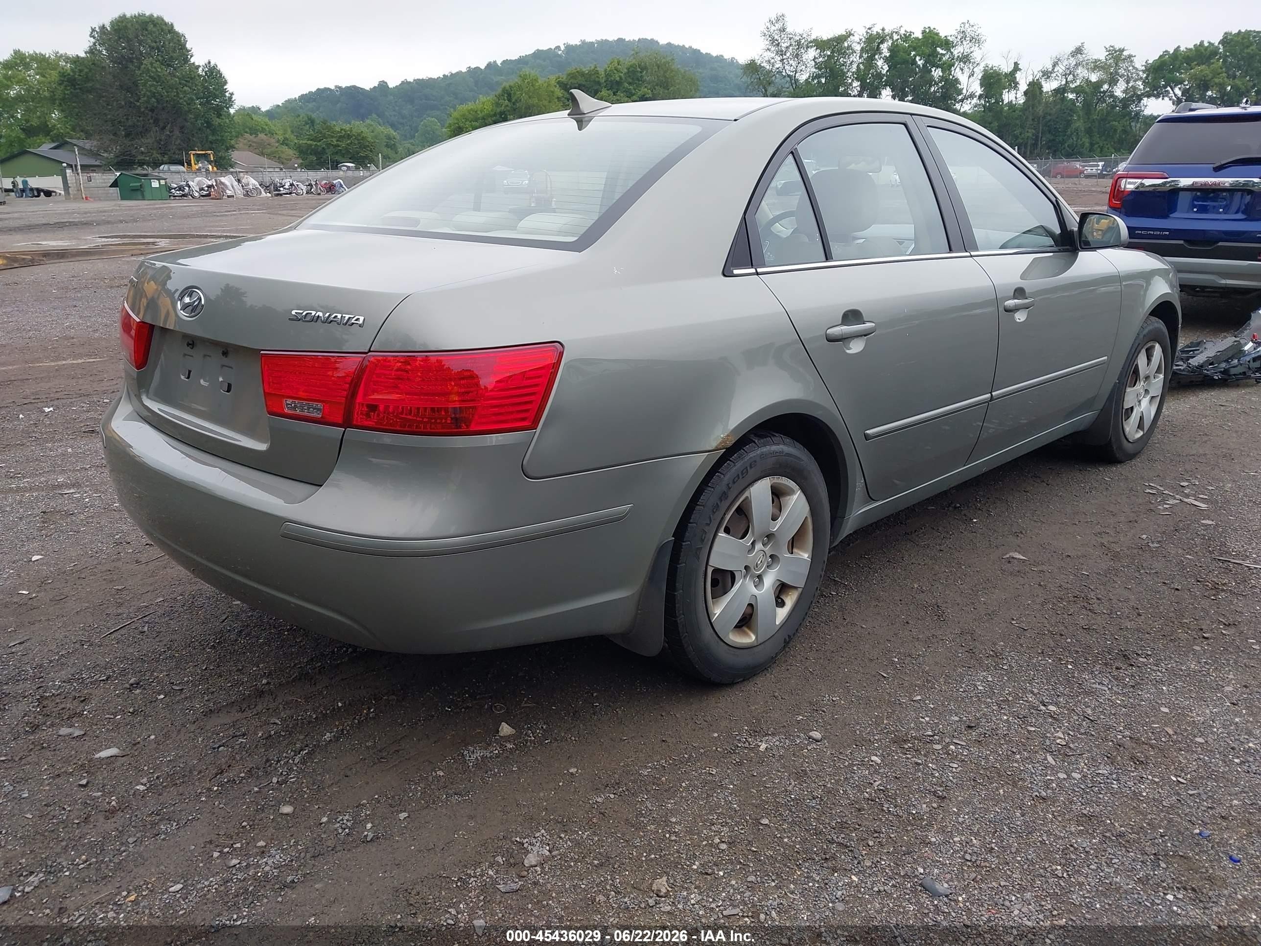 2009 Hyundai Sonata Gls Green vin: 5NPET46C09H505249
