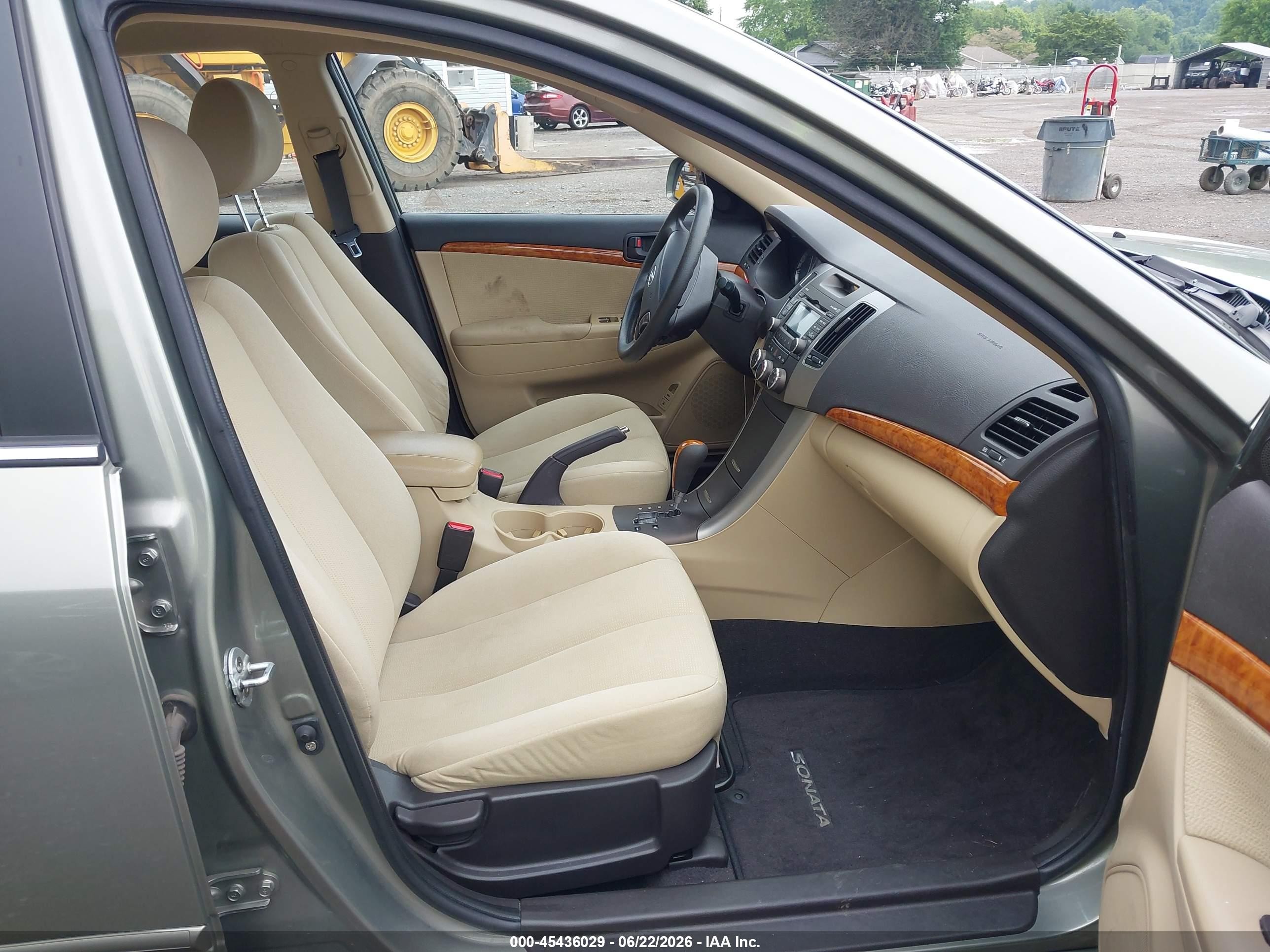 2009 Hyundai Sonata Gls Green vin: 5NPET46C09H505249