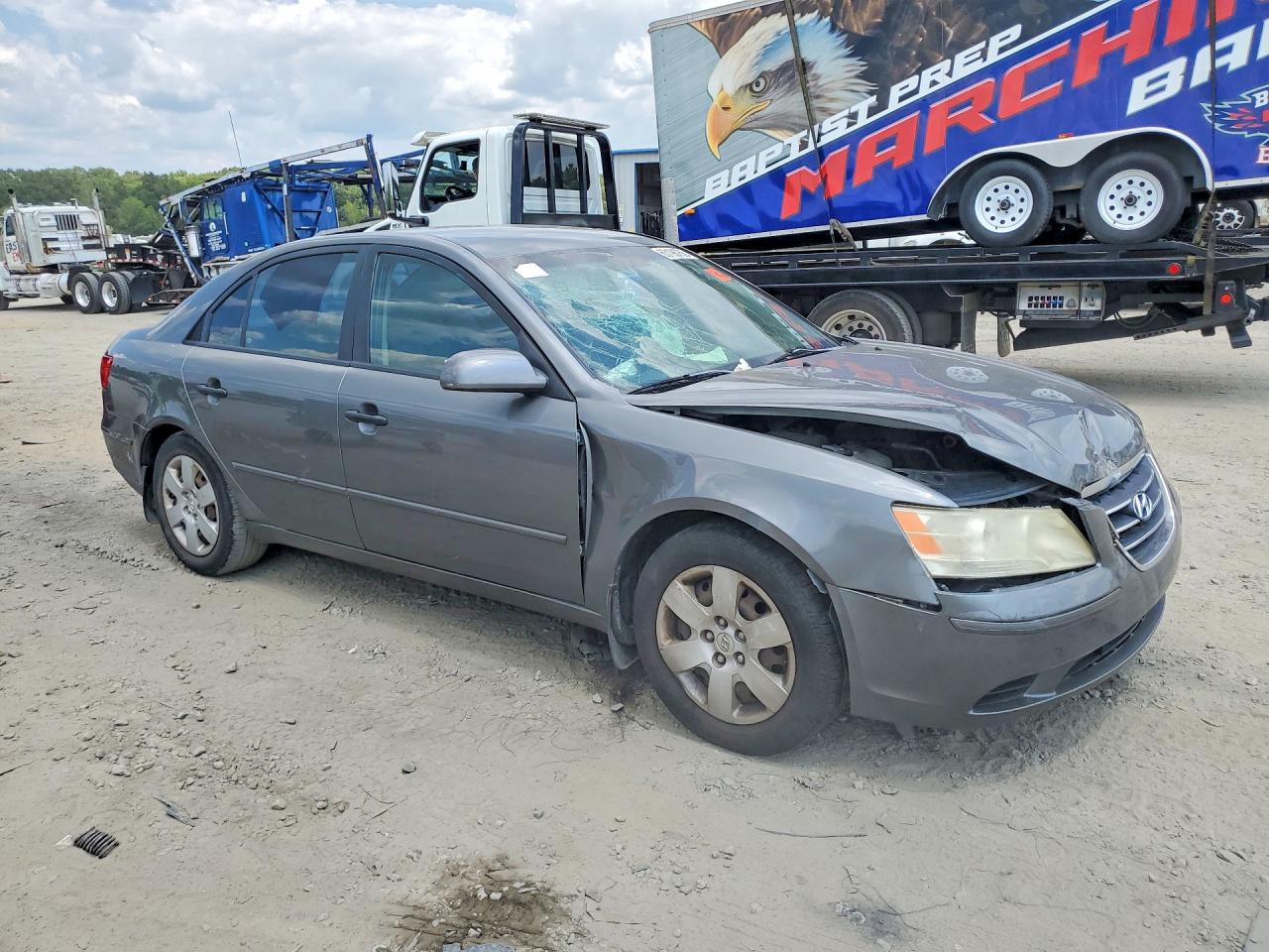 2009 Hyundai Sonata Gls Gray vin: 5NPET46C09H514615
