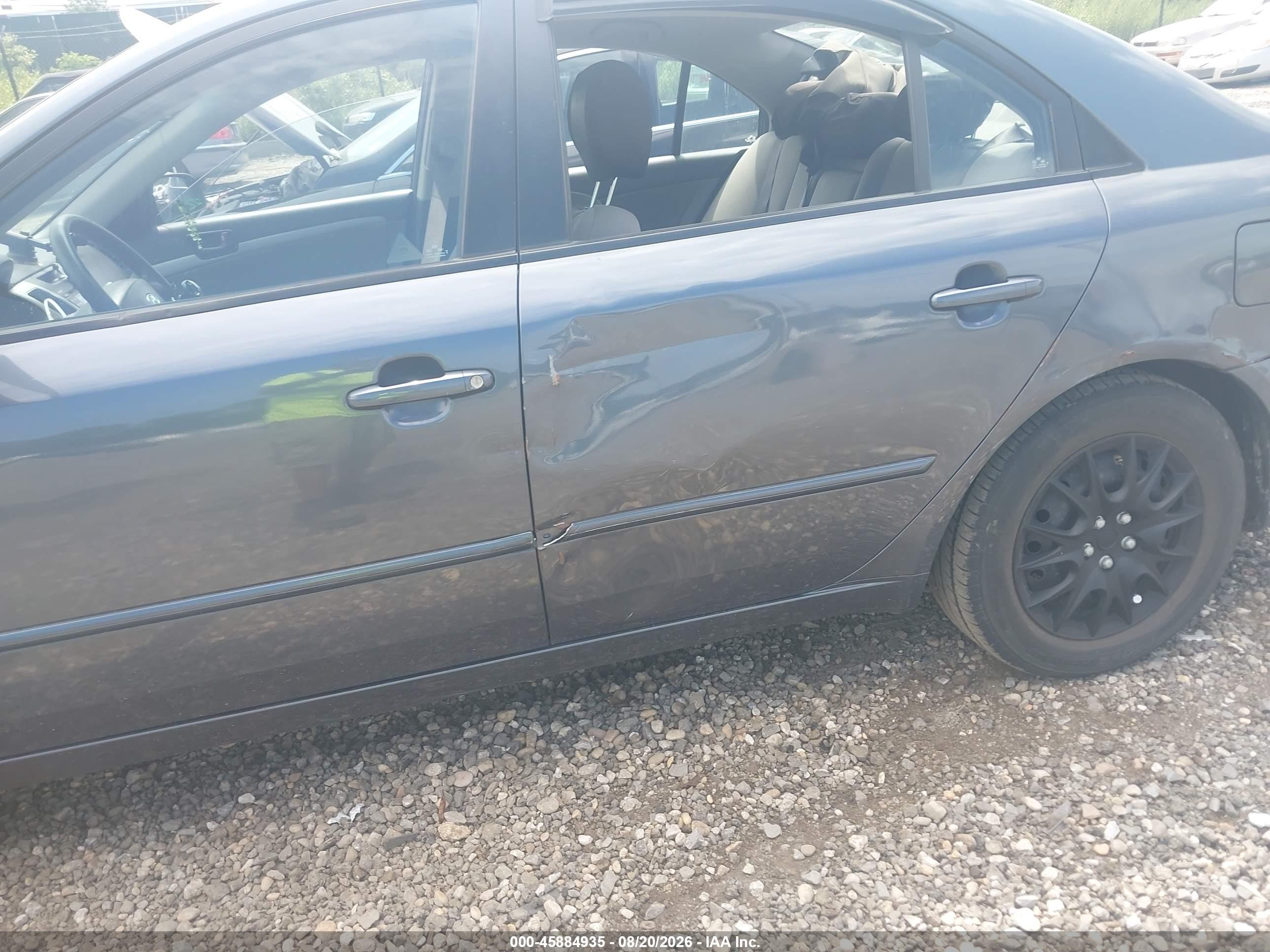 2009 Hyundai Sonata Gls Blue vin: 5NPET46C09H516056