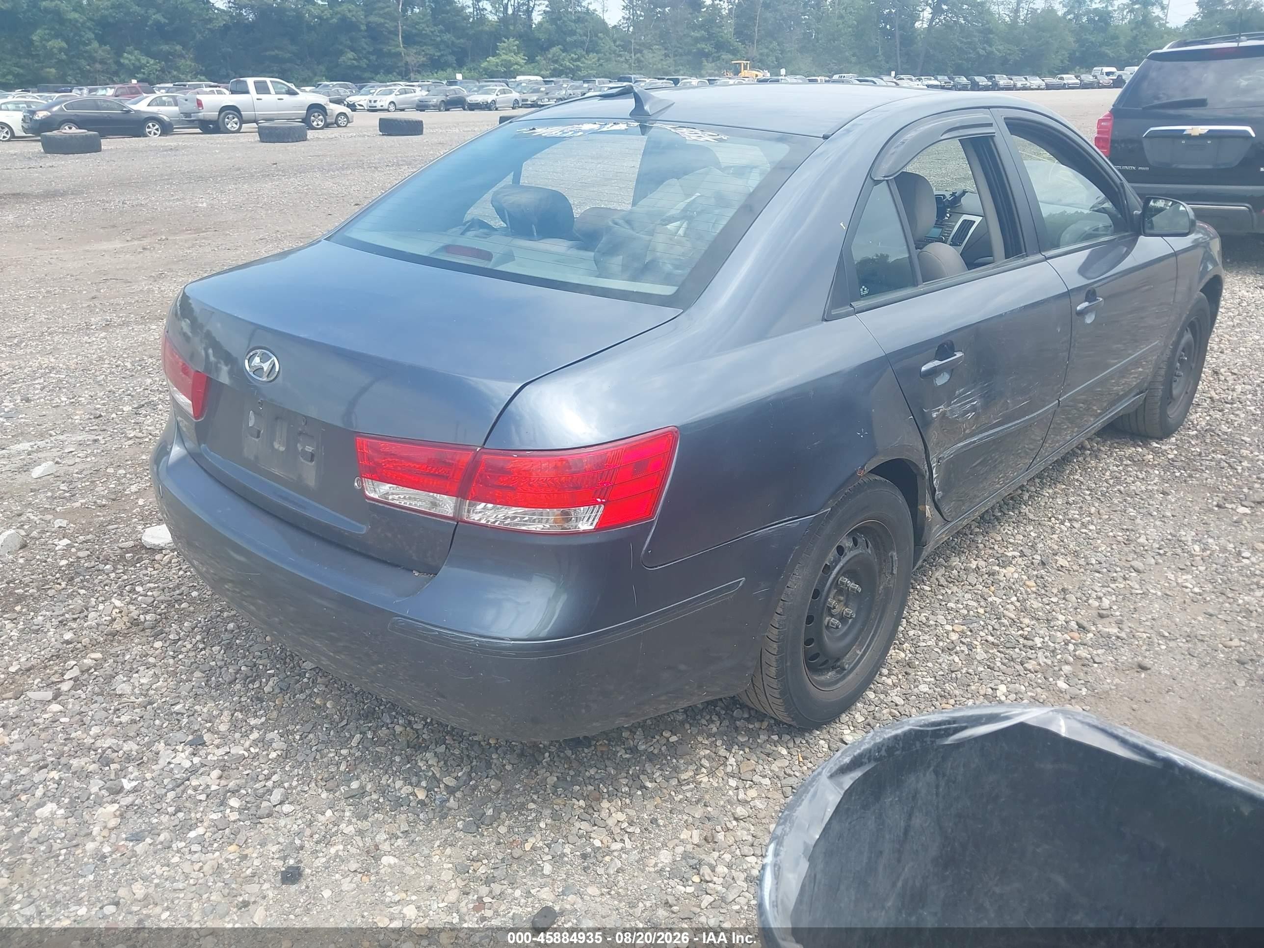 2009 Hyundai Sonata Gls Blue vin: 5NPET46C09H516056