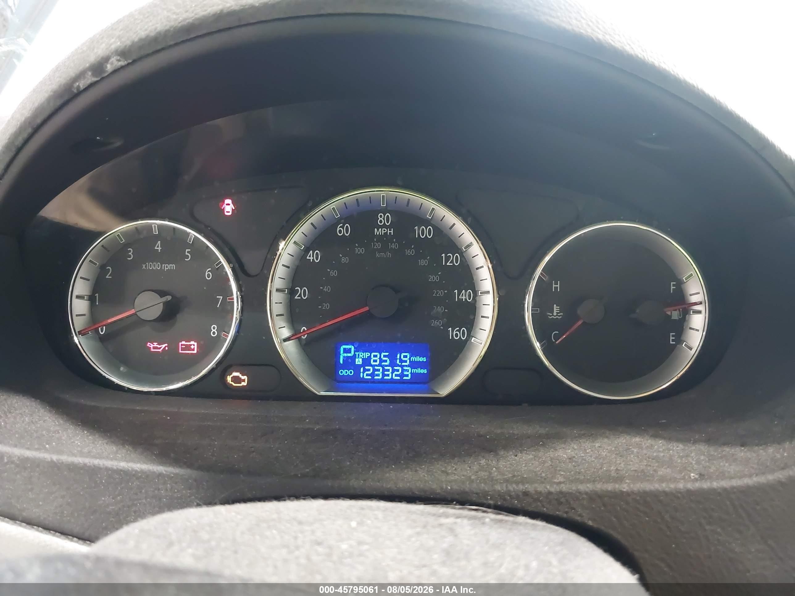 2009 Hyundai Sonata Gls Blue vin: 5NPET46C09H519832