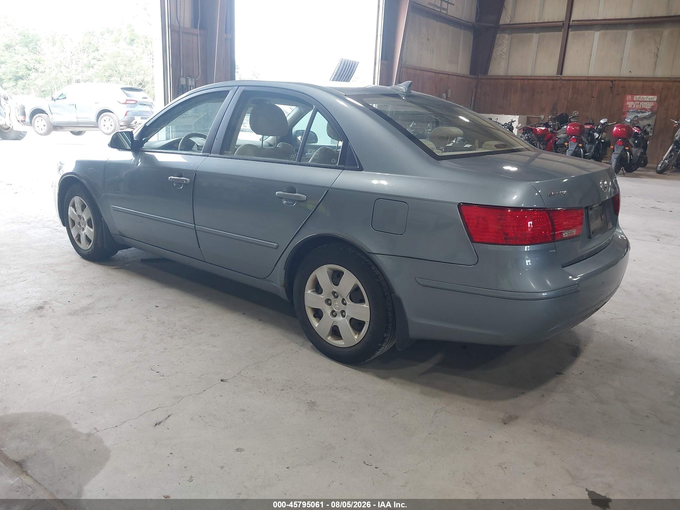 2009 Hyundai Sonata Gls Blue vin: 5NPET46C09H519832