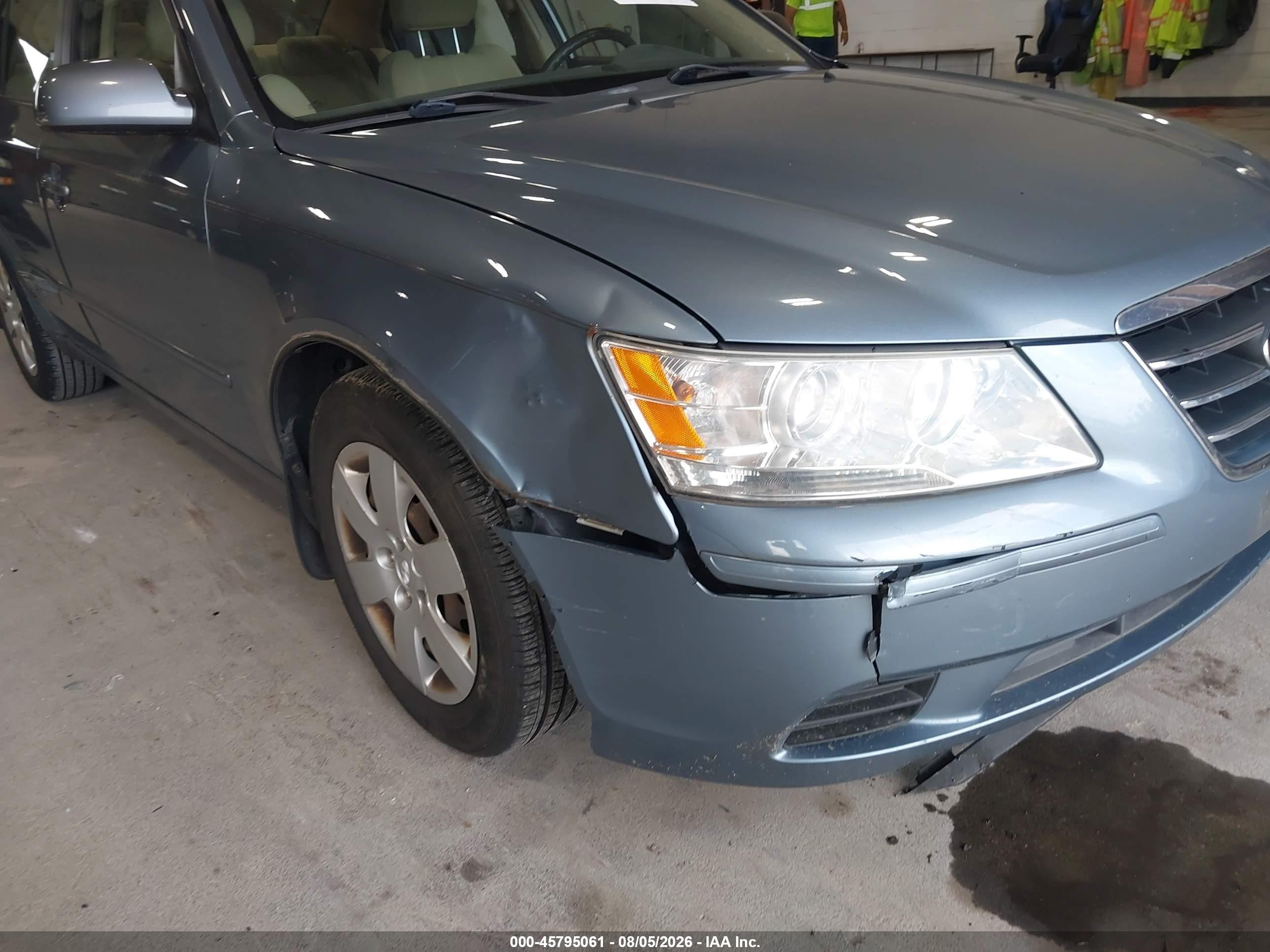 2009 Hyundai Sonata Gls Blue vin: 5NPET46C09H519832