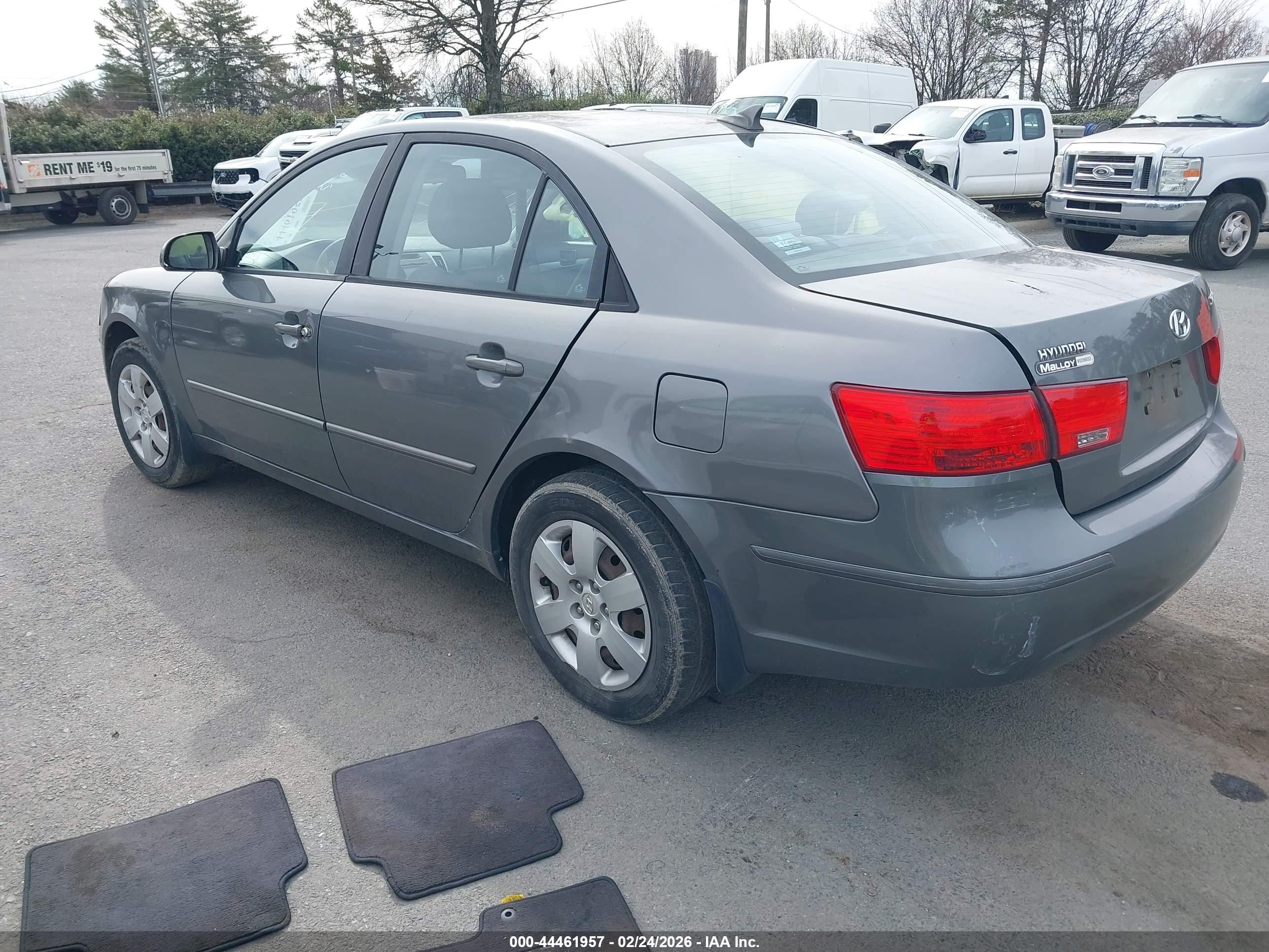 2009 Hyundai Sonata Gls Gray vin: 5NPET46C09H521774