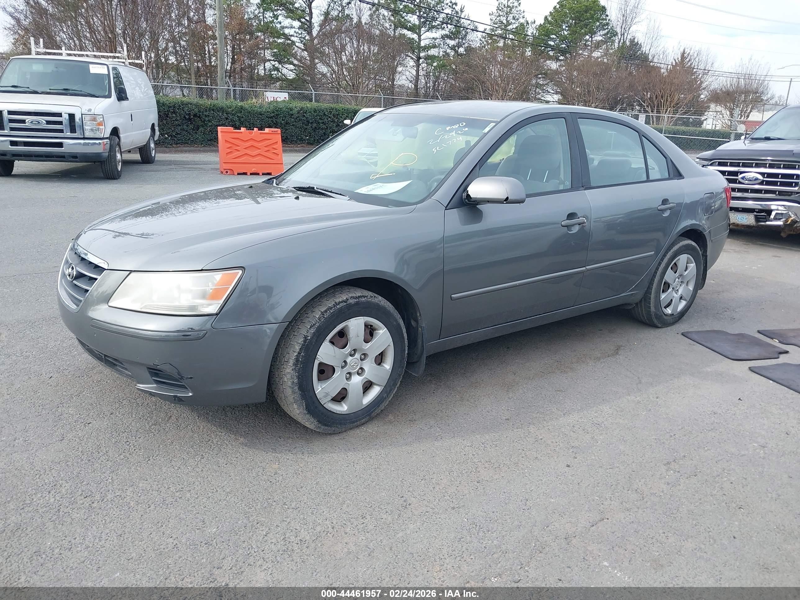 2009 Hyundai Sonata Gls Gray vin: 5NPET46C09H521774