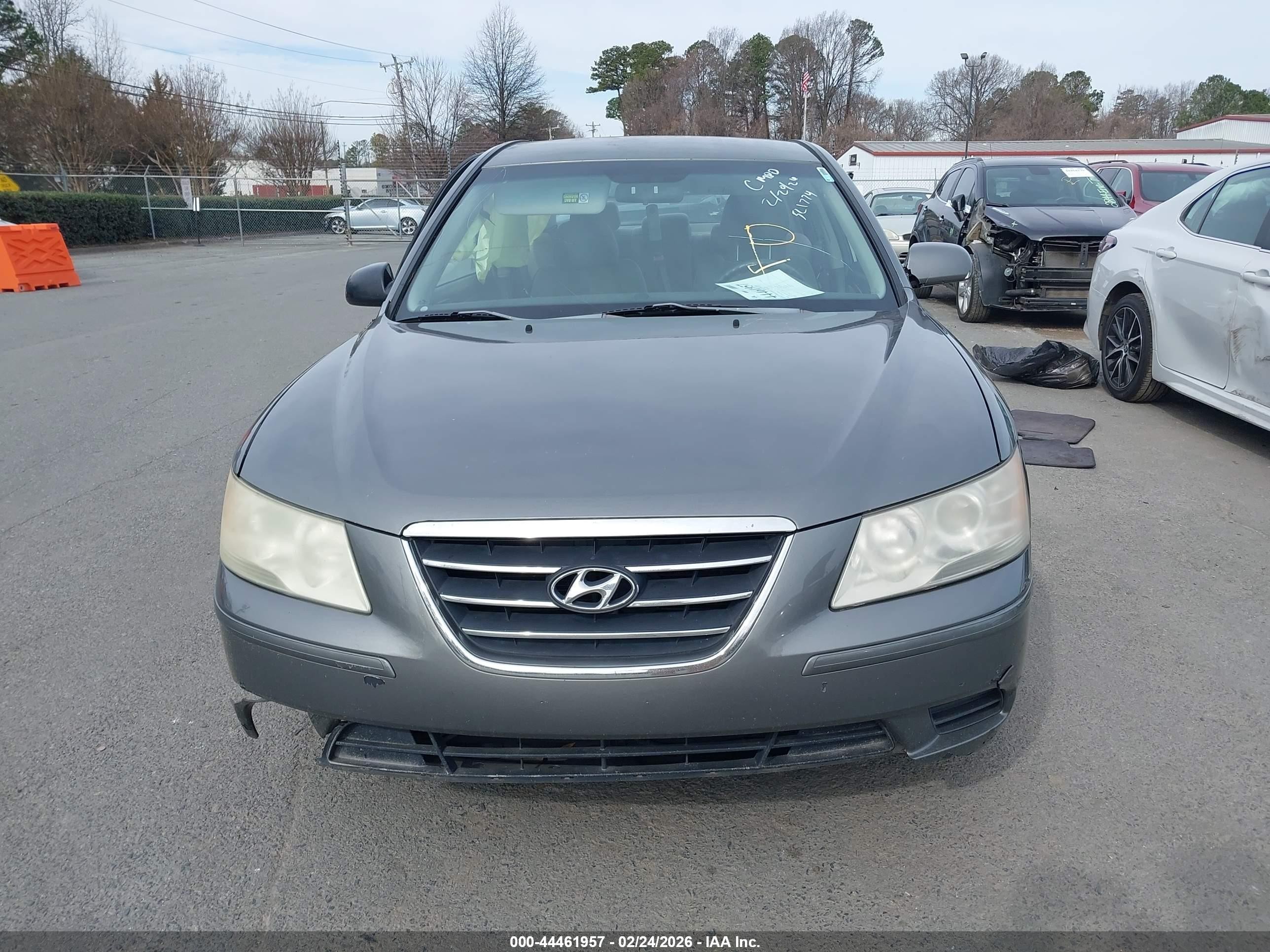 2009 Hyundai Sonata Gls Gray vin: 5NPET46C09H521774