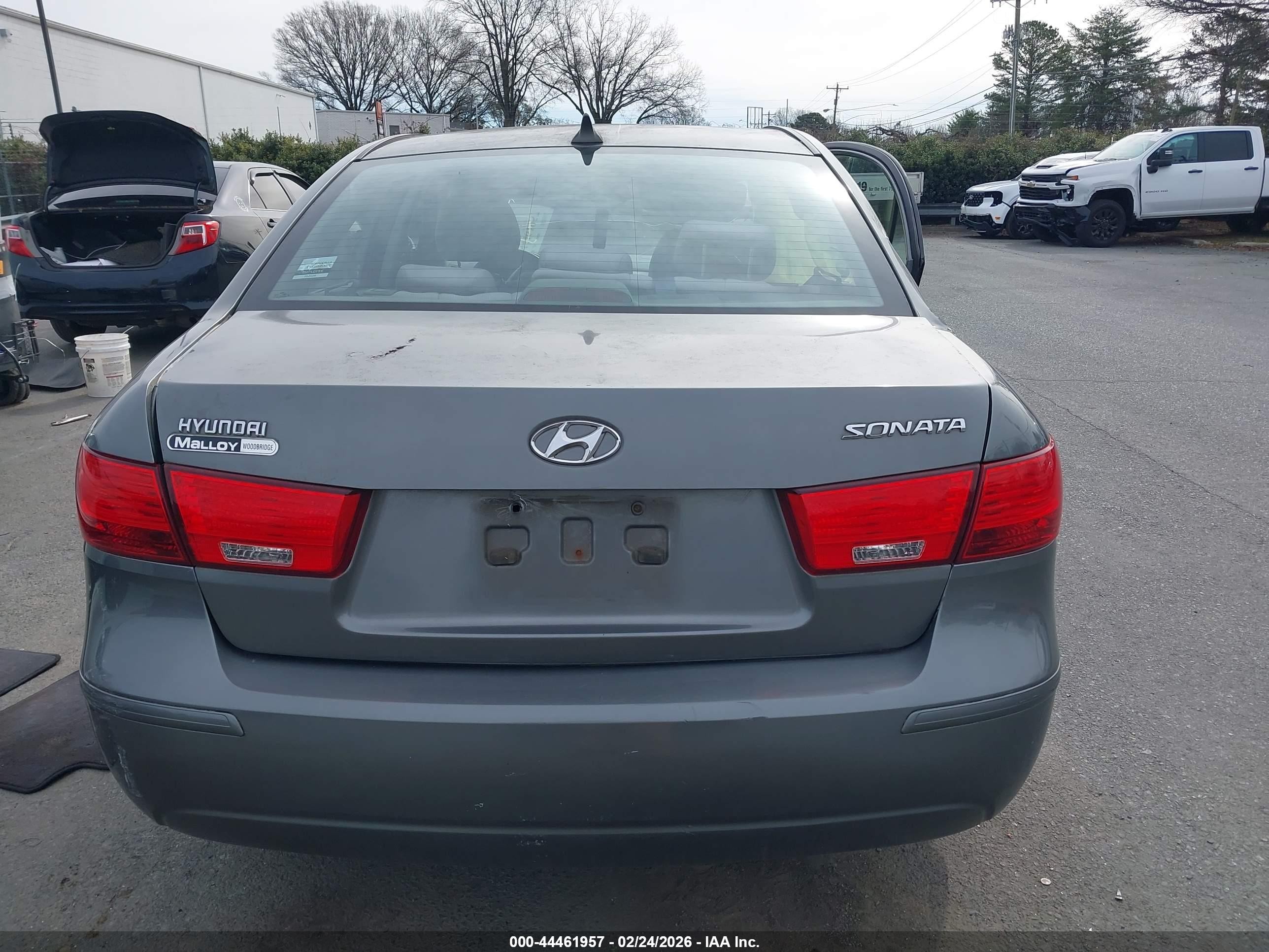 2009 Hyundai Sonata Gls Gray vin: 5NPET46C09H521774