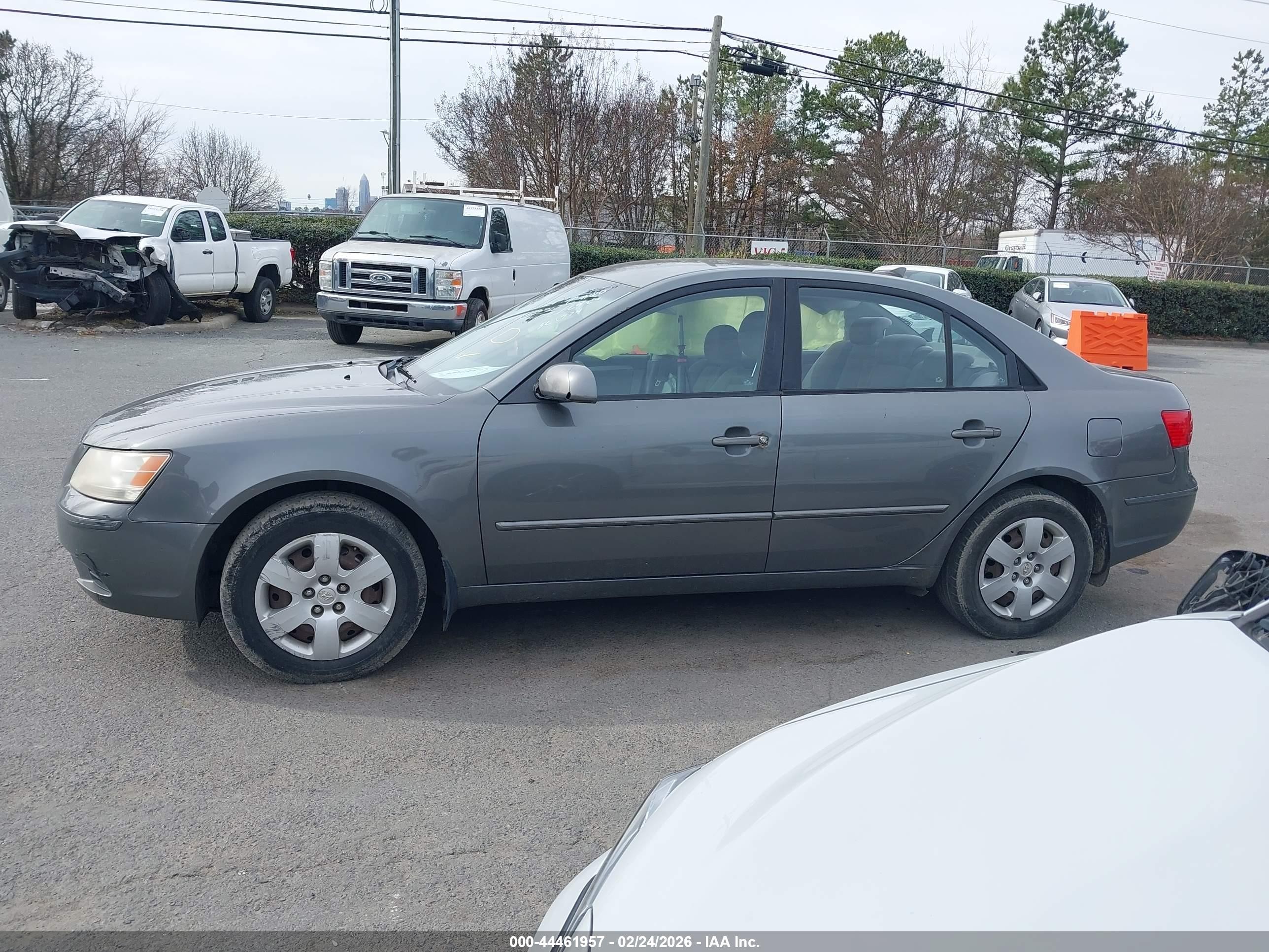 2009 Hyundai Sonata Gls Gray vin: 5NPET46C09H521774