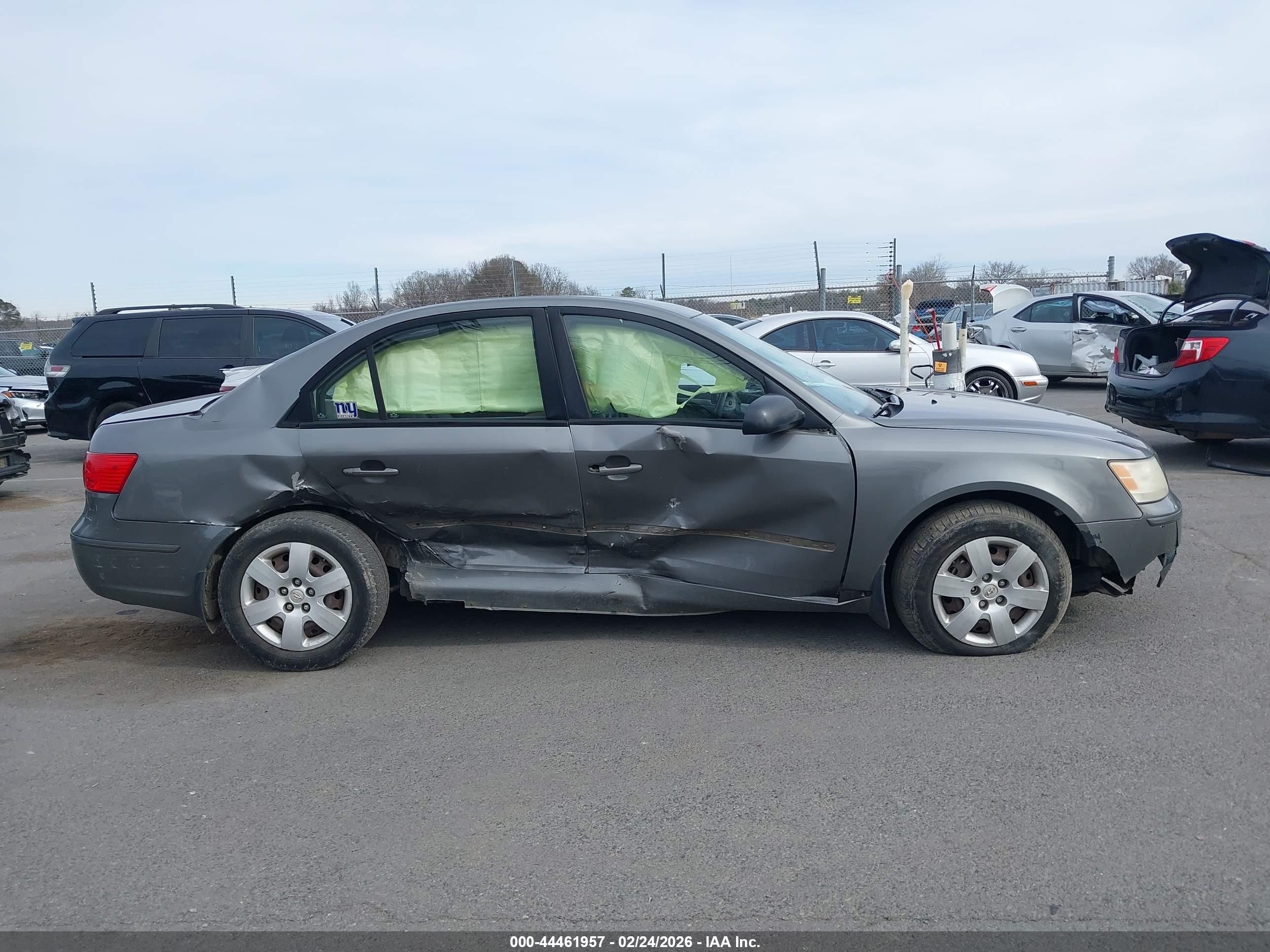 2009 Hyundai Sonata Gls Gray vin: 5NPET46C09H521774