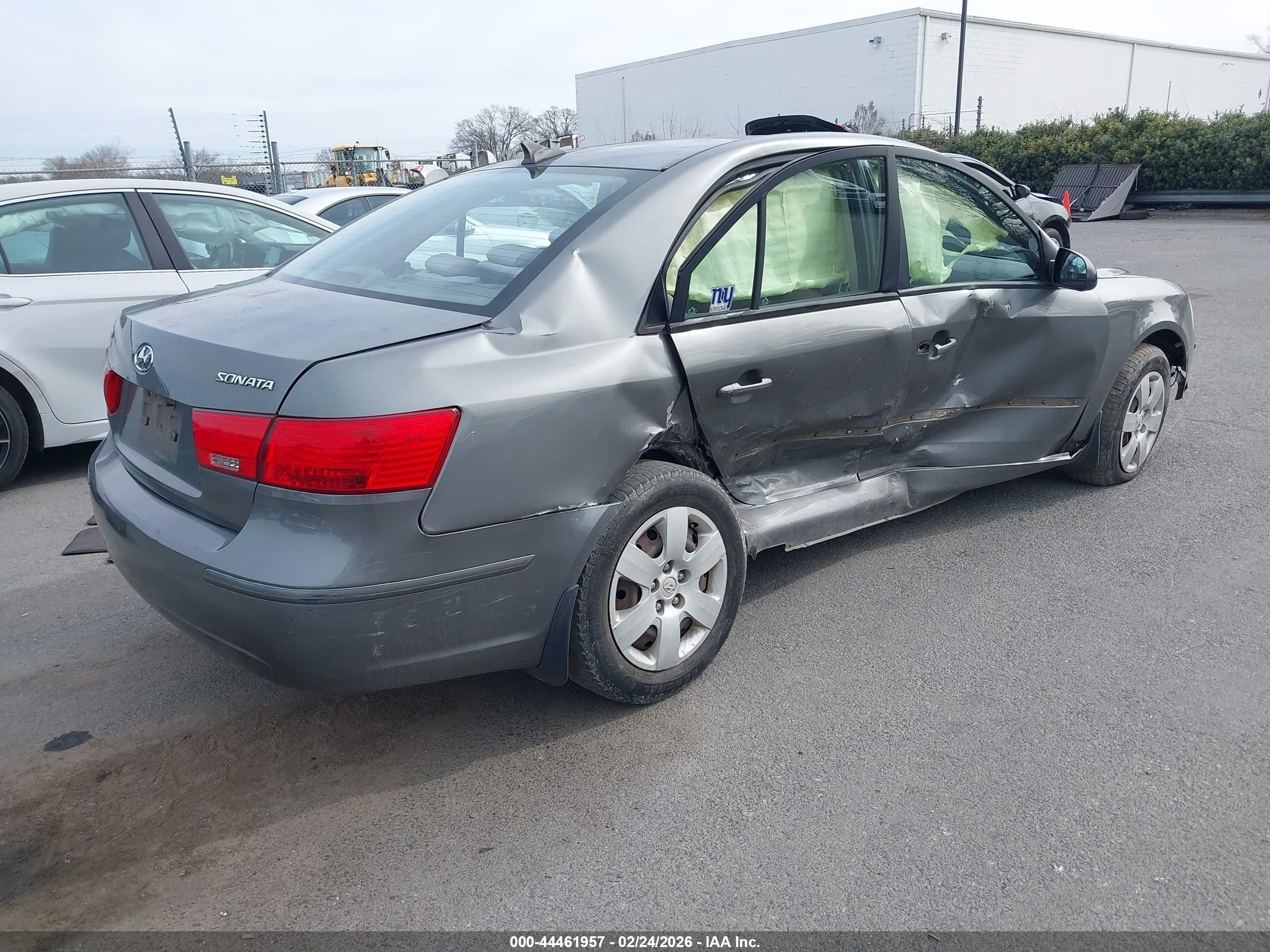 2009 Hyundai Sonata Gls Gray vin: 5NPET46C09H521774