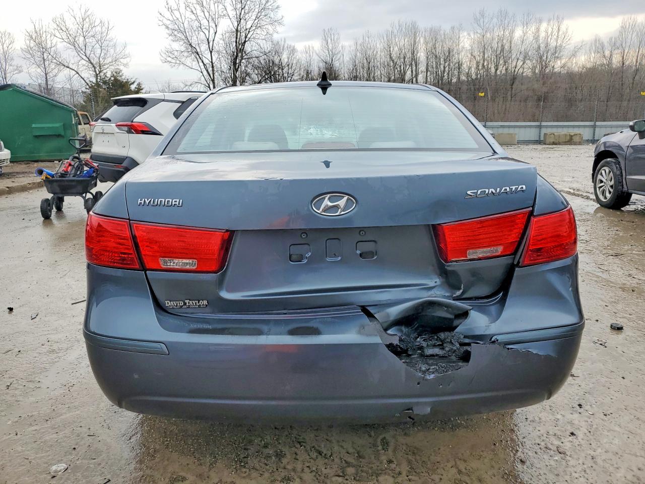 2009 Hyundai Sonata Gls Blue vin: 5NPET46C09H524108