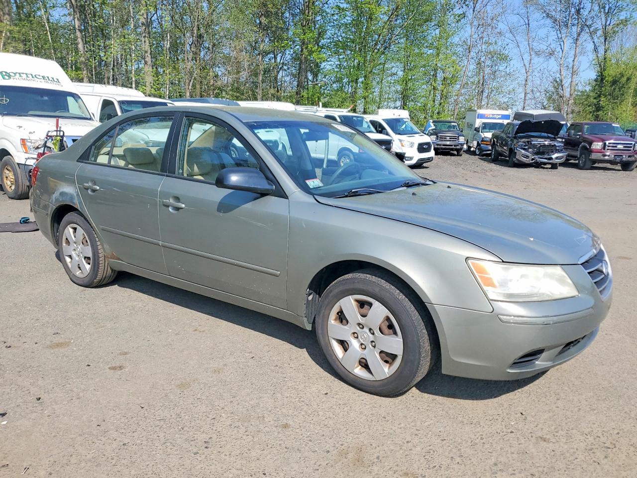 2009 Hyundai Sonata Gls Green vin: 5NPET46C09H537571