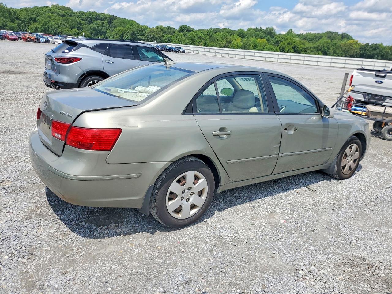 2009 Hyundai Sonata Gls Зеленый vin: 5NPET46C09H553723
