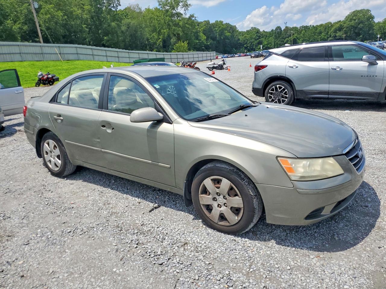 2009 Hyundai Sonata Gls Зеленый vin: 5NPET46C09H553723