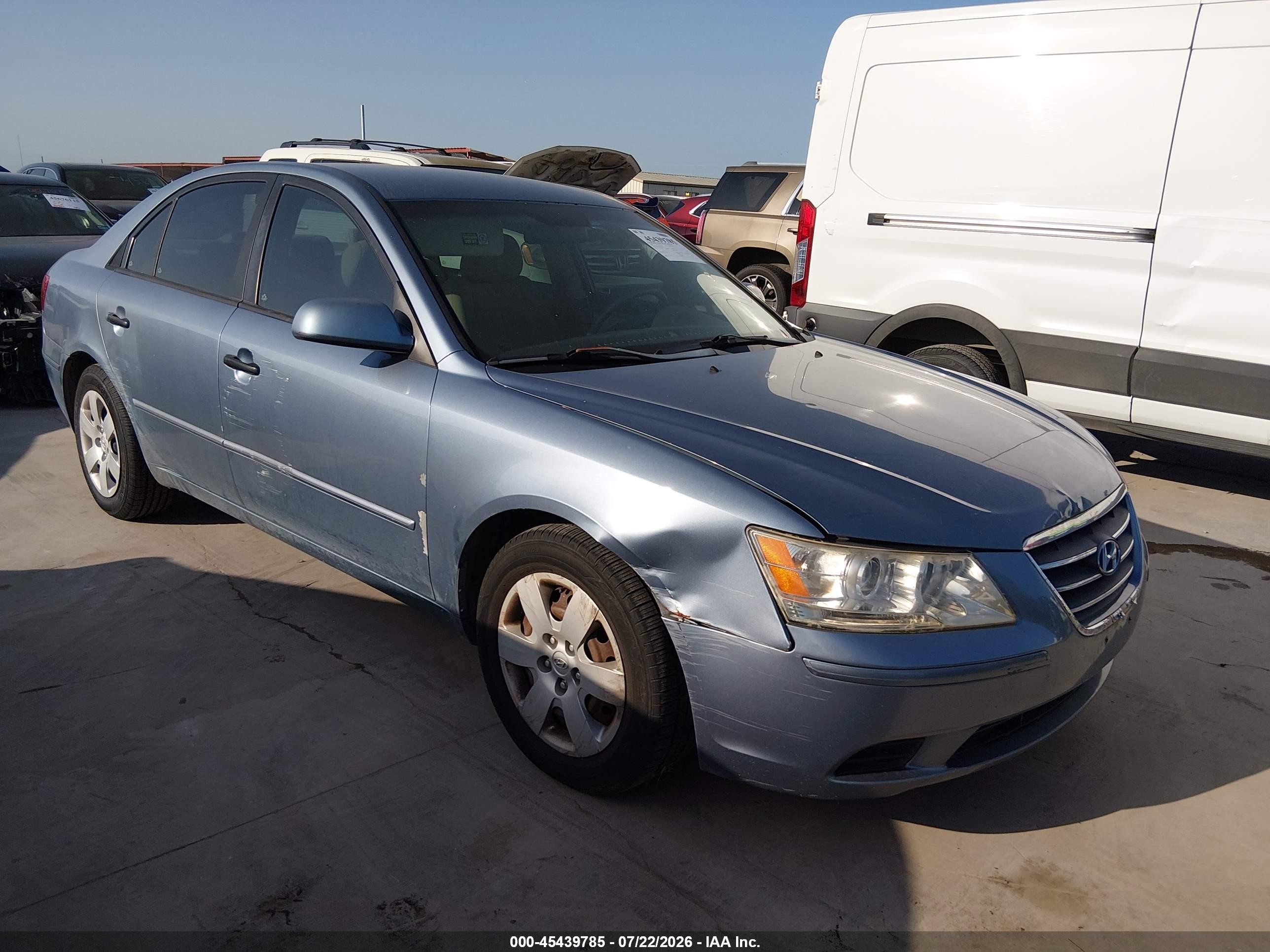 2009 Hyundai Sonata Gls Blue vin: 5NPET46C09H563992