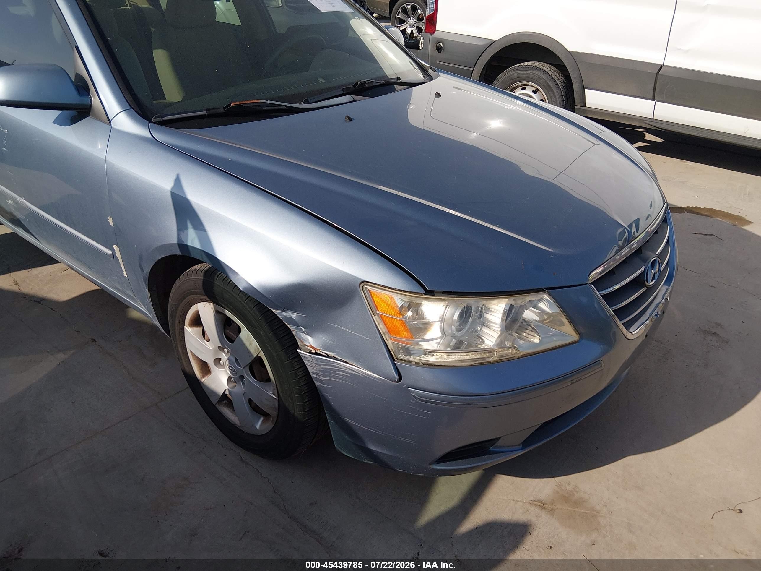2009 Hyundai Sonata Gls Blue vin: 5NPET46C09H563992