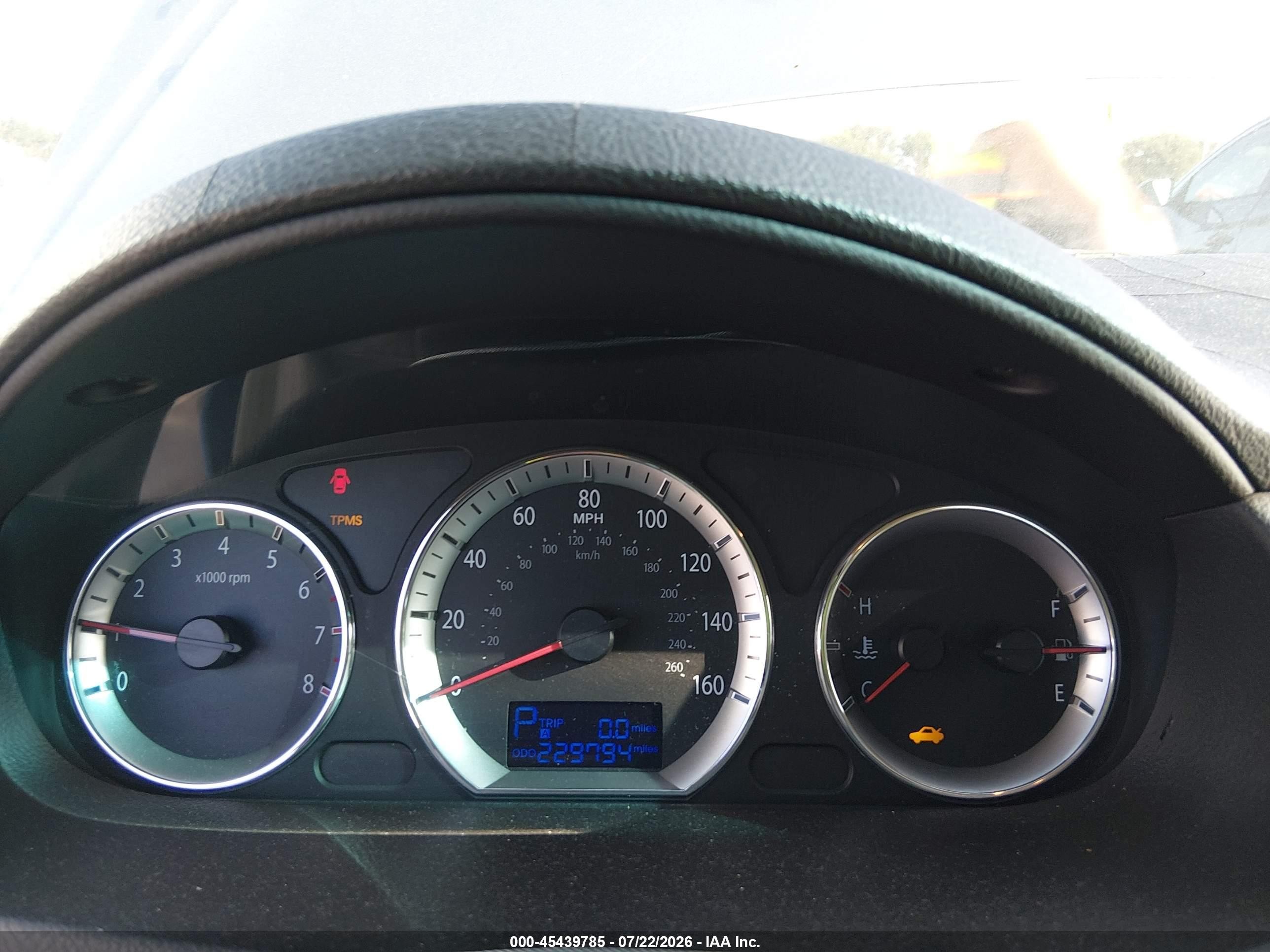 2009 Hyundai Sonata Gls Blue vin: 5NPET46C09H563992