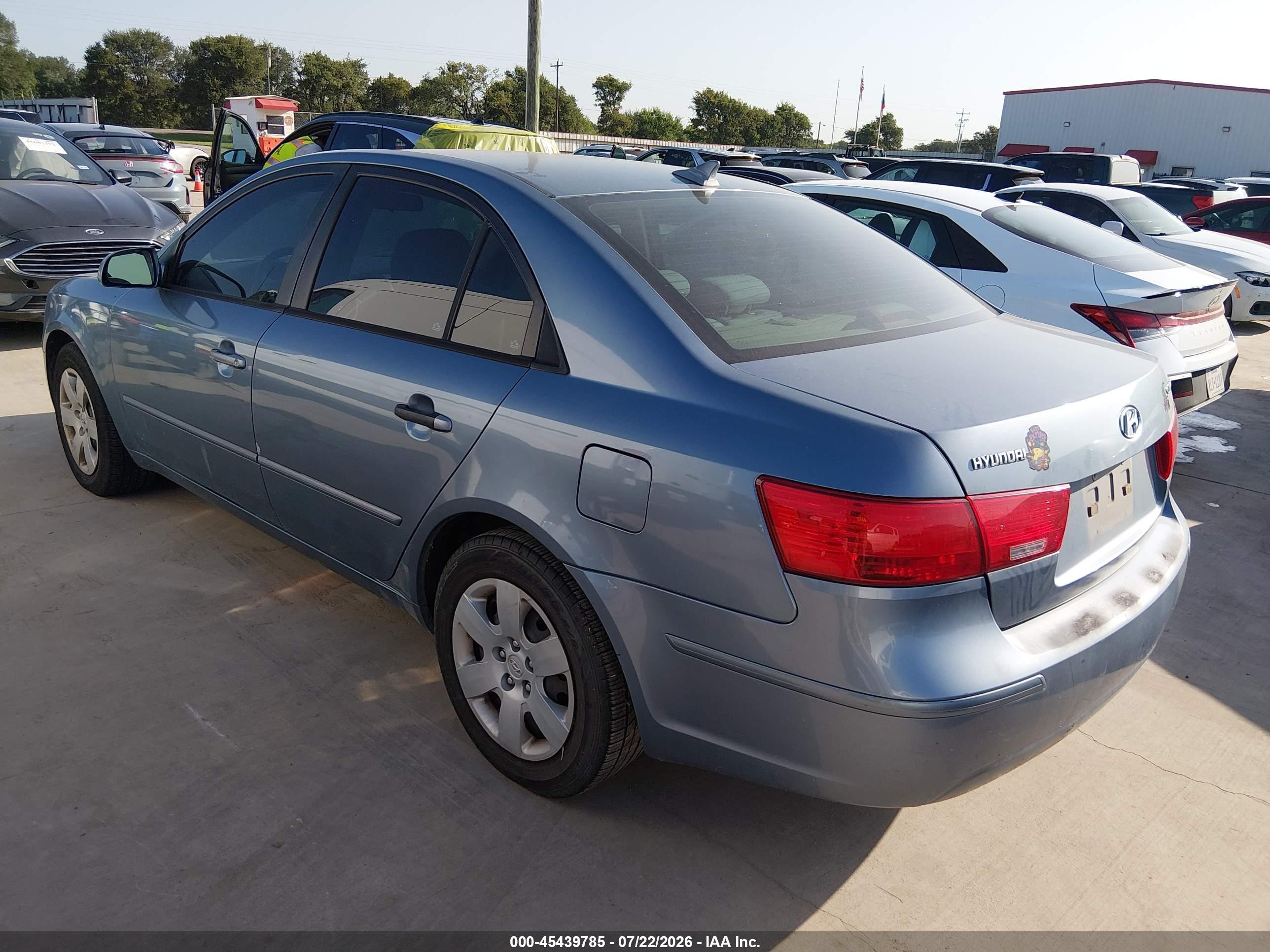 2009 Hyundai Sonata Gls Blue vin: 5NPET46C09H563992