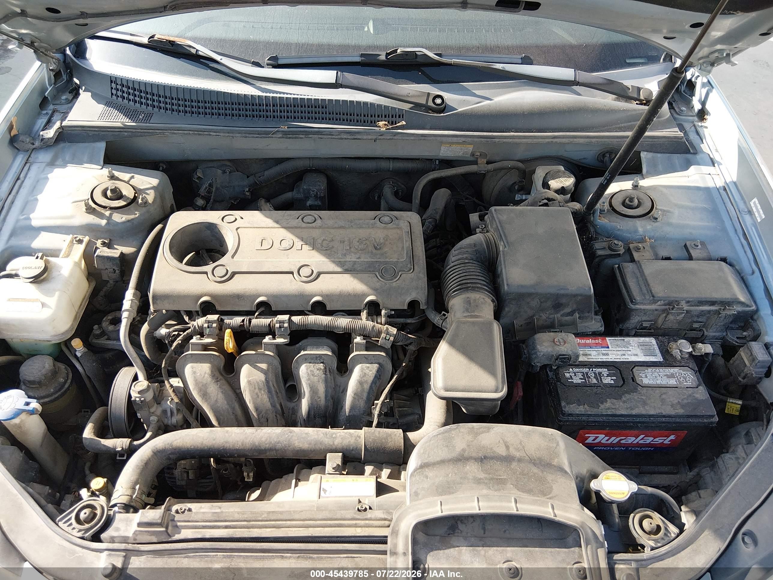 2009 Hyundai Sonata Gls Blue vin: 5NPET46C09H563992
