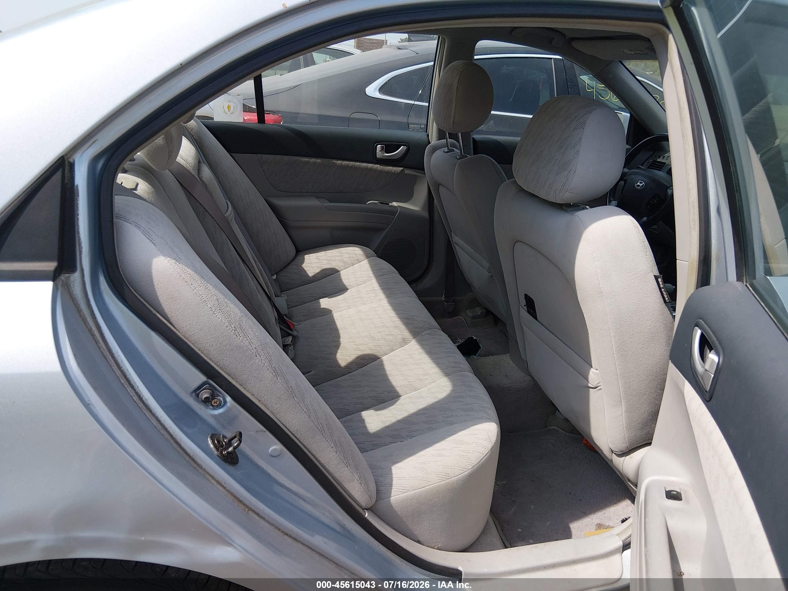 2006 Hyundai Sonata Gl Blue vin: 5NPET46C16H101078