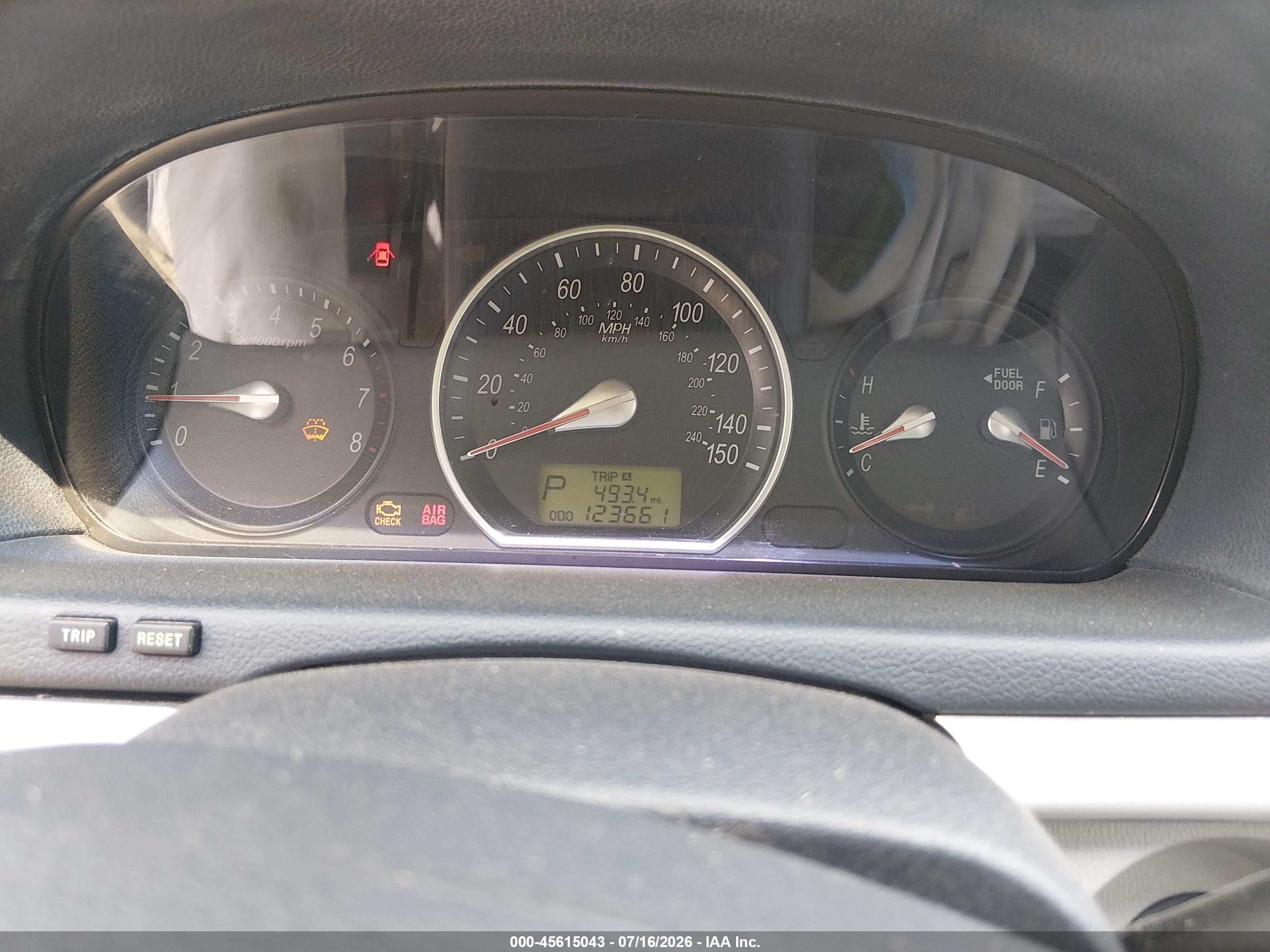 2006 Hyundai Sonata Gl Blue vin: 5NPET46C16H101078