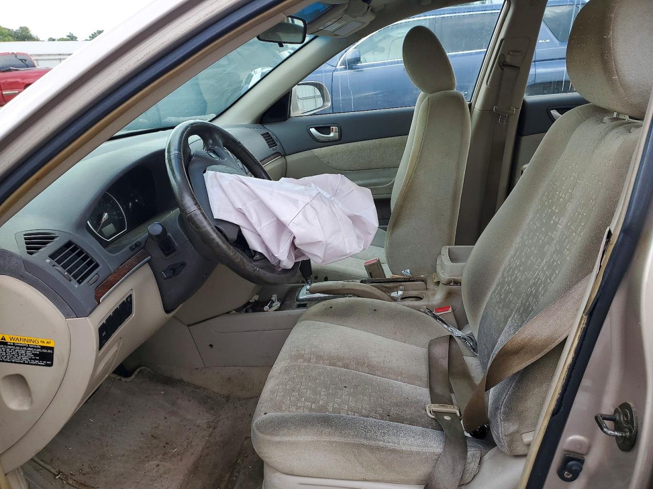 2007 Hyundai Sonata Gls Tan vin: 5NPET46C17H192774