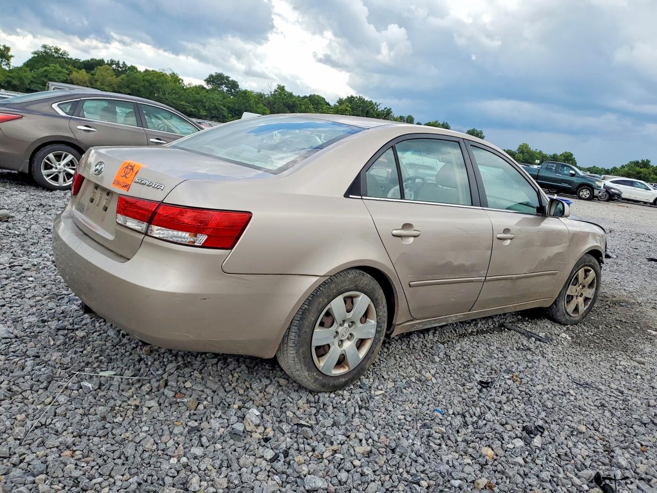 2007 Hyundai Sonata Gls Tan vin: 5NPET46C17H192774