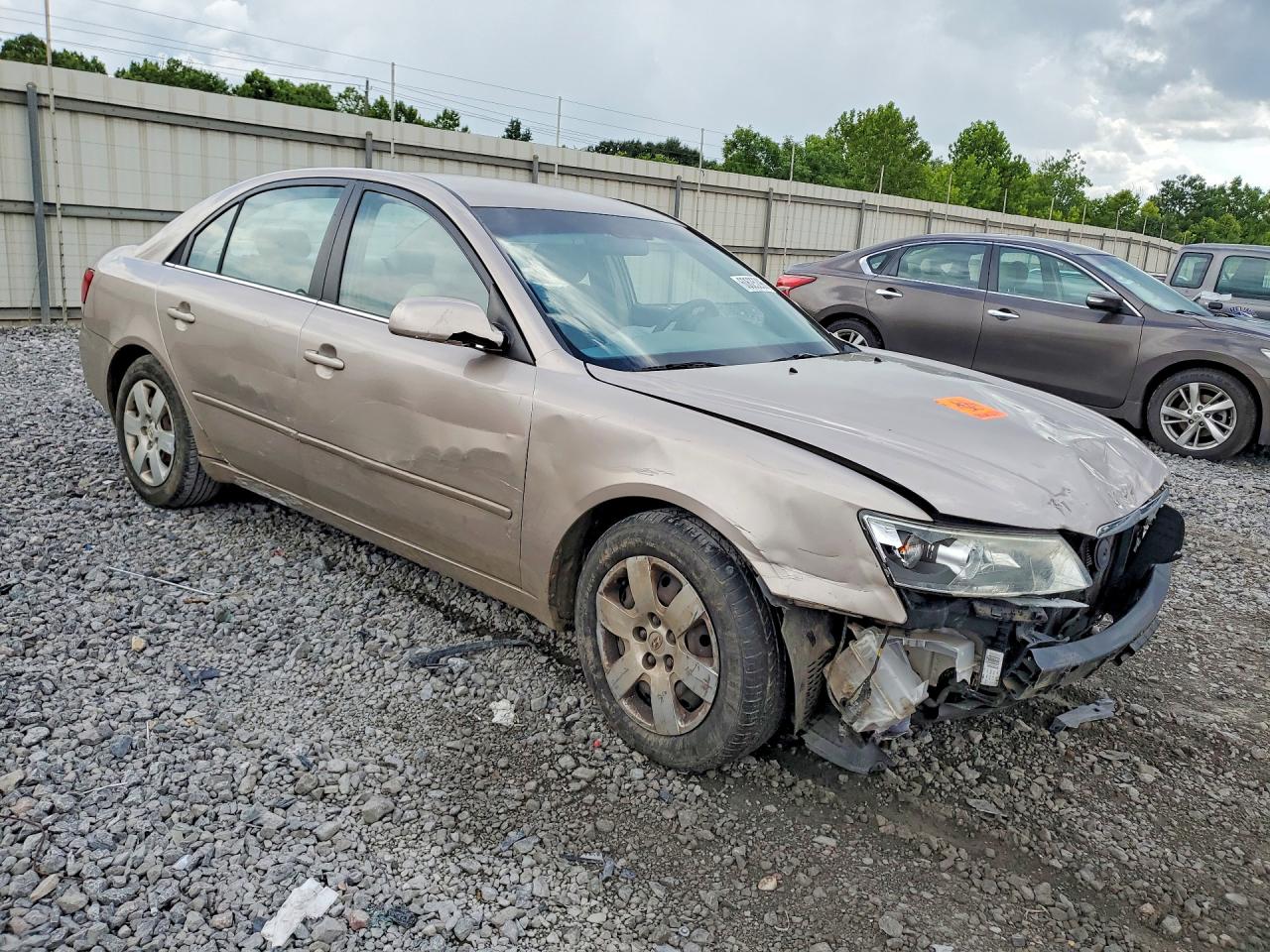 2007 Hyundai Sonata Gls Tan vin: 5NPET46C17H192774