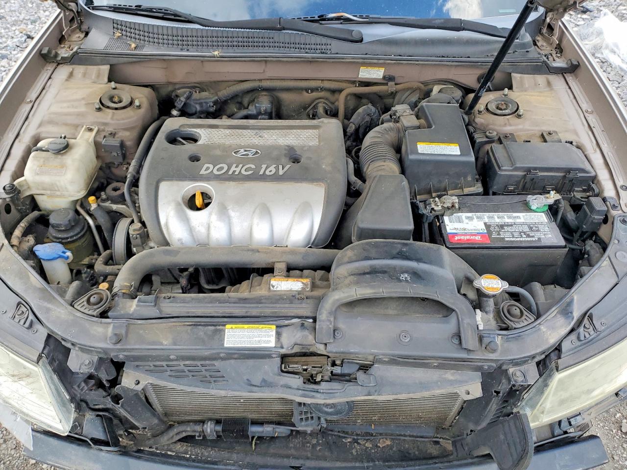 2007 Hyundai Sonata Gls Tan vin: 5NPET46C17H192774