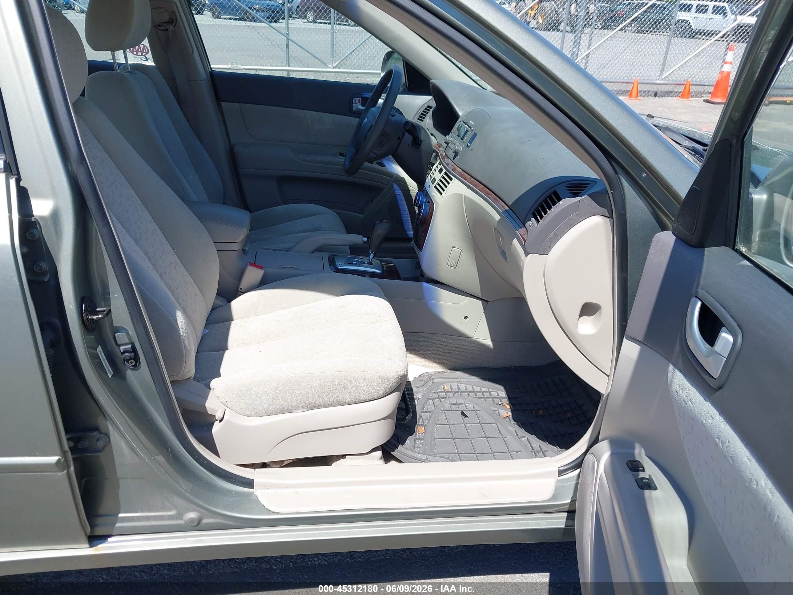 2007 Hyundai Sonata Gls/gls W/xm Green vin: 5NPET46C17H221030