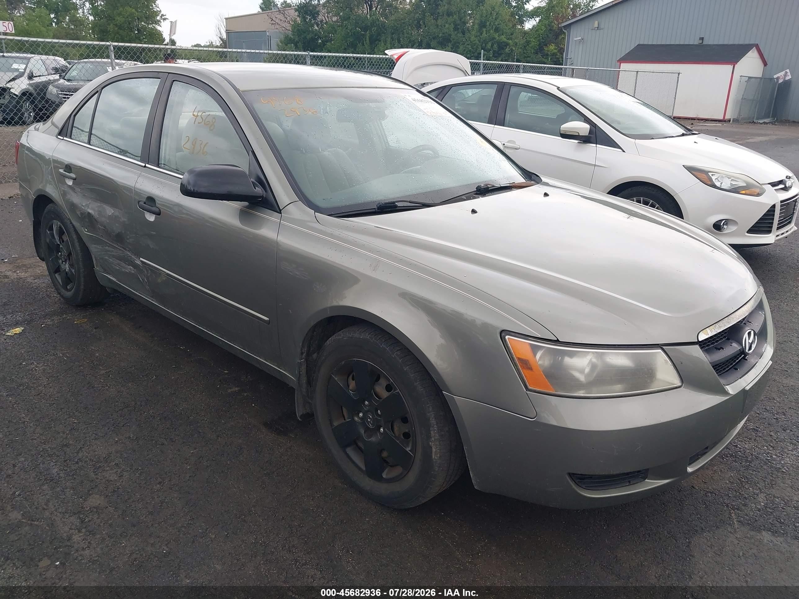 2007 Hyundai Sonata   Green vin: 5NPET46C17H231184