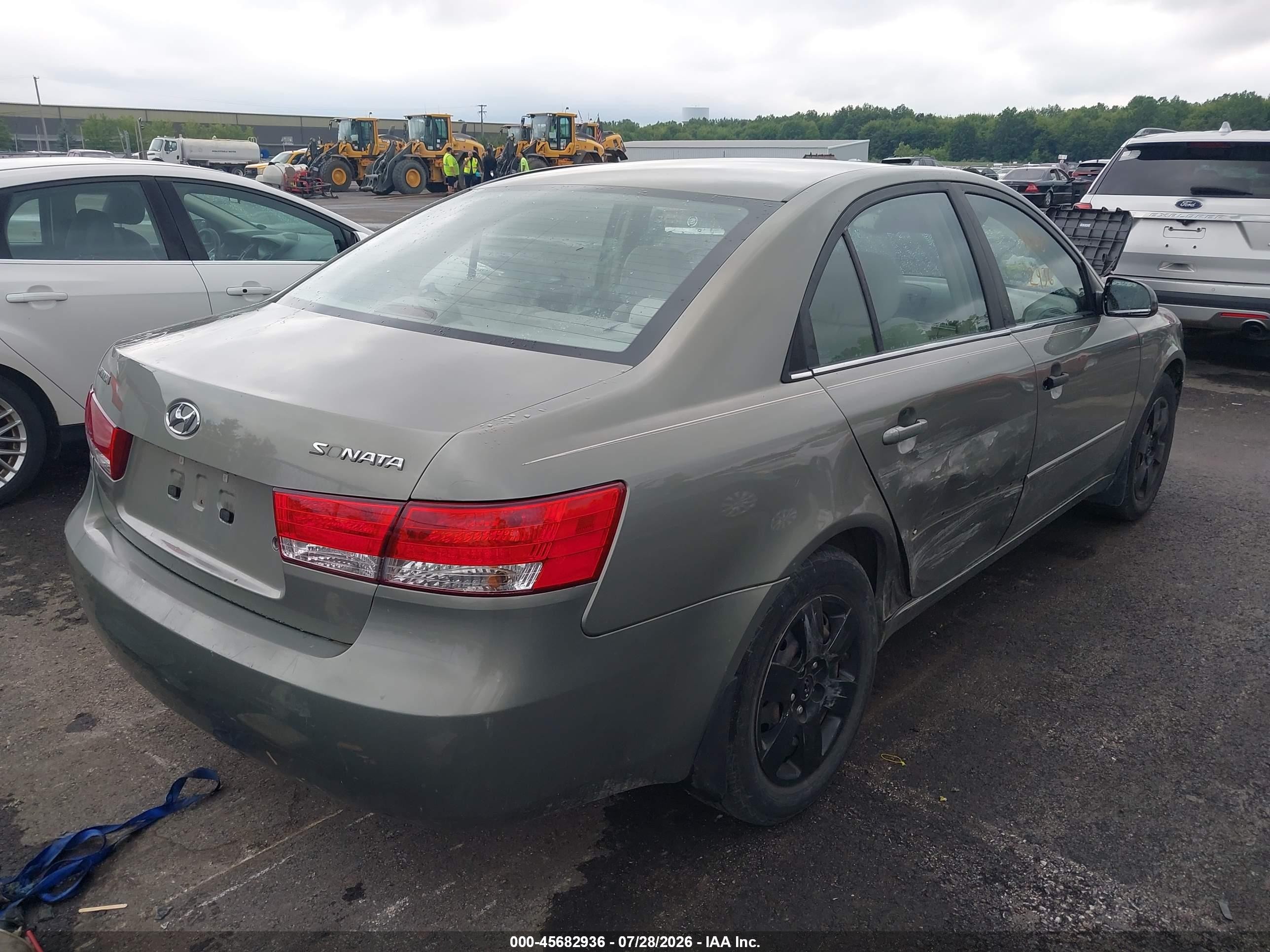 2007 Hyundai Sonata   Green vin: 5NPET46C17H231184