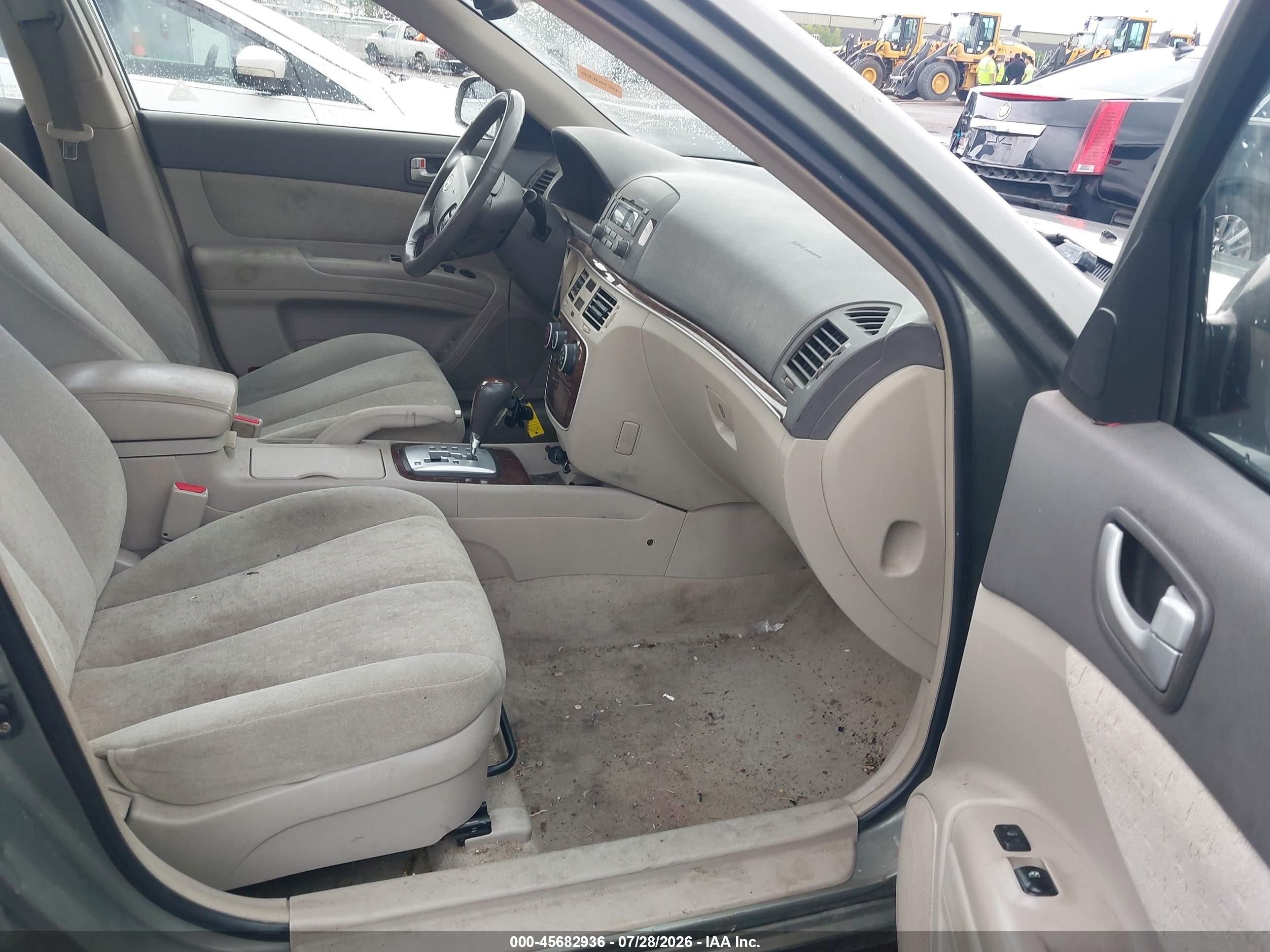 2007 Hyundai Sonata   Green vin: 5NPET46C17H231184