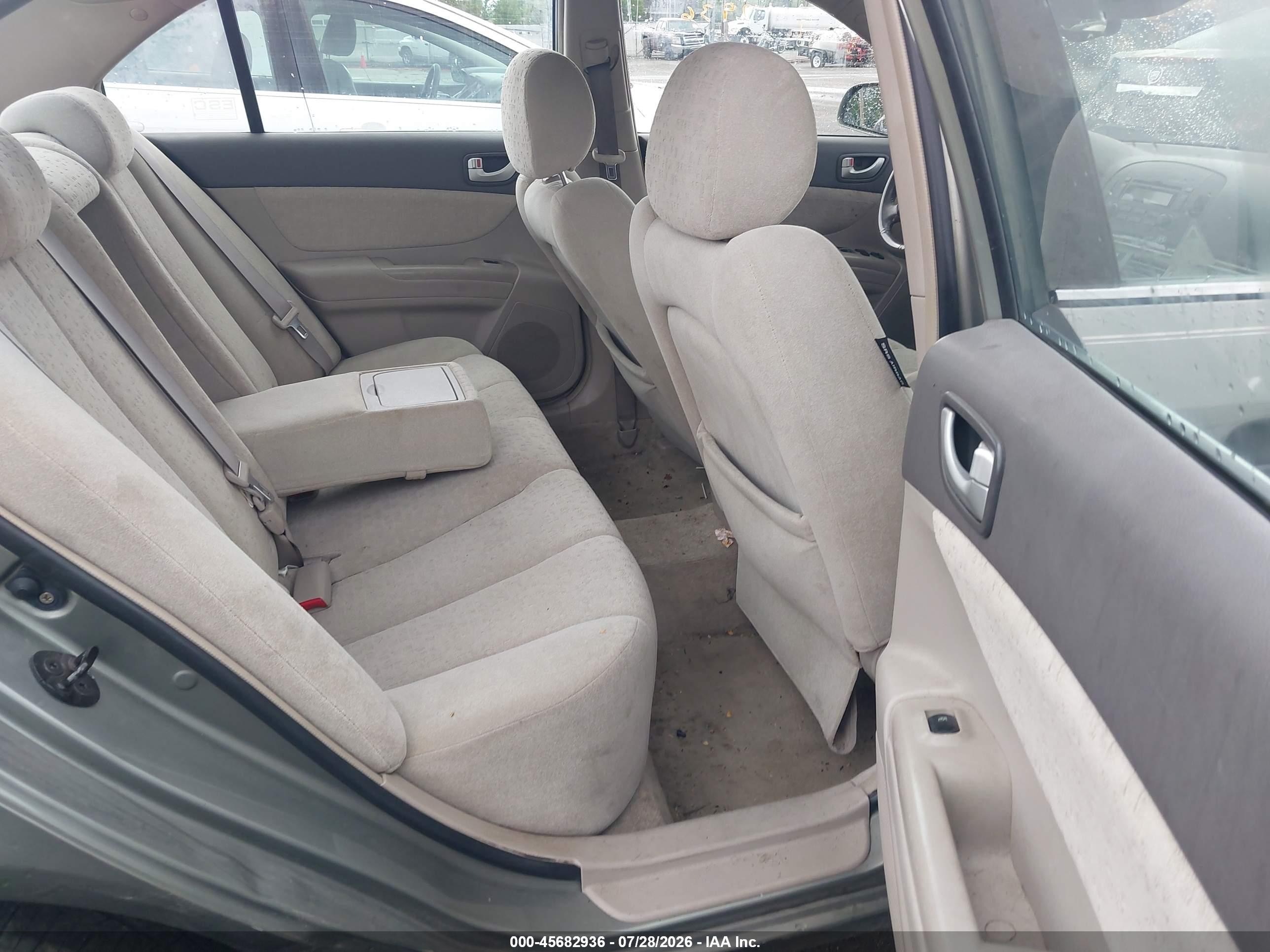 2007 Hyundai Sonata   Green vin: 5NPET46C17H231184