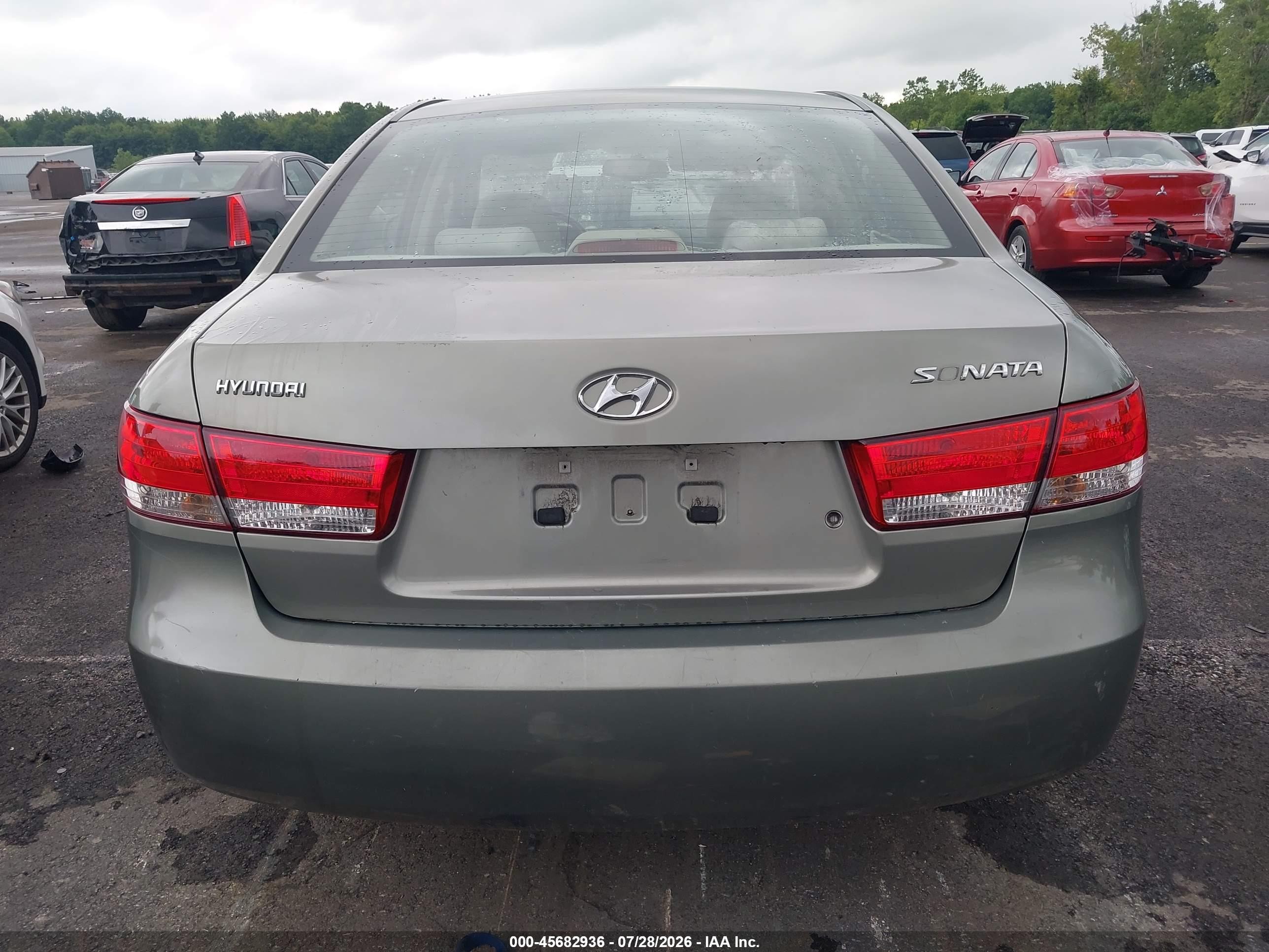 2007 Hyundai Sonata   Green vin: 5NPET46C17H231184