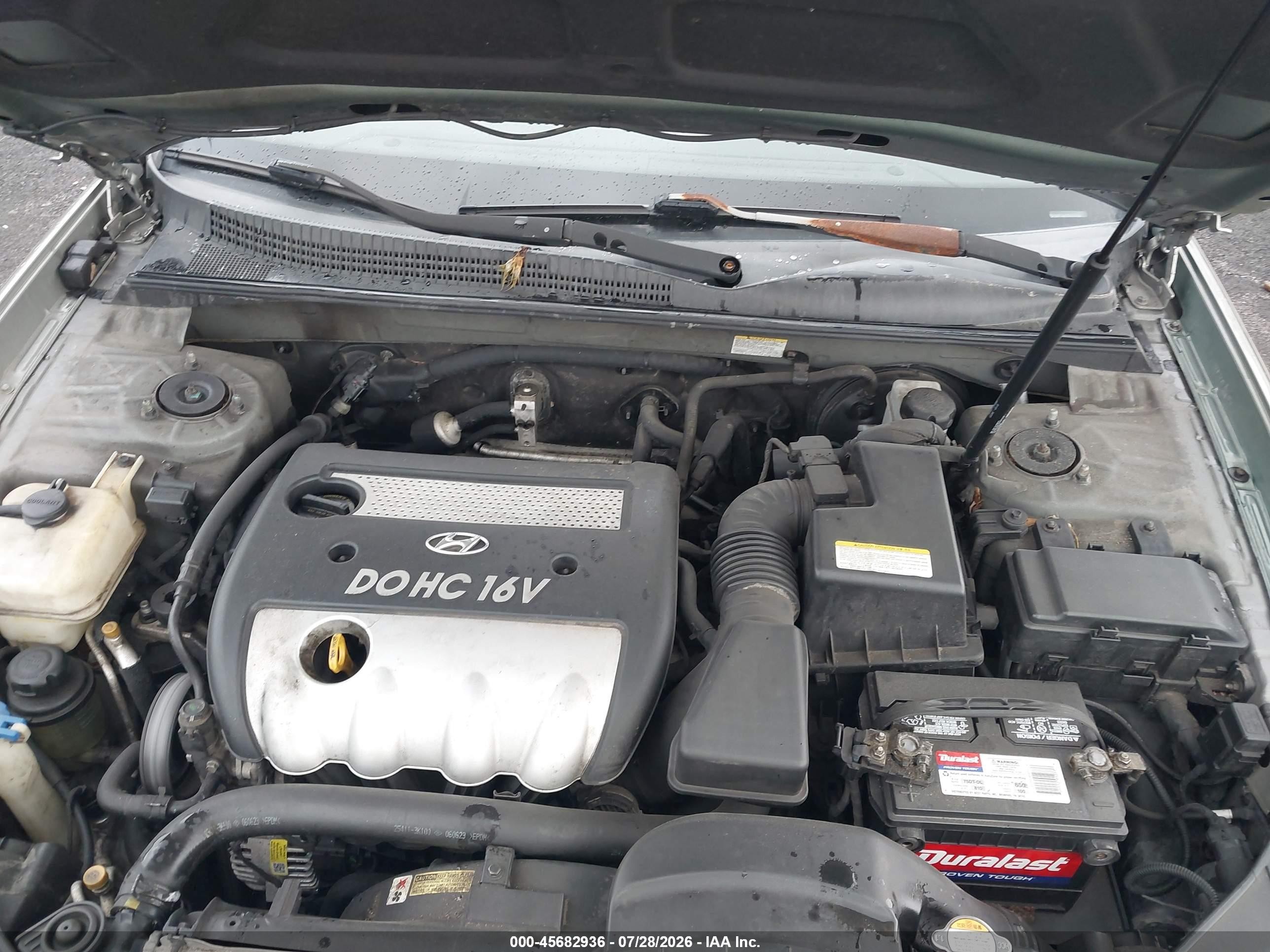 2007 Hyundai Sonata   Green vin: 5NPET46C17H231184