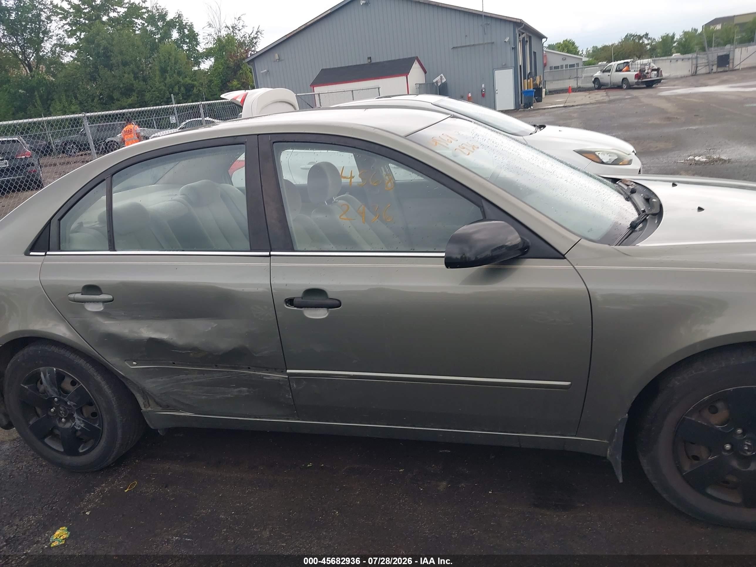 2007 Hyundai Sonata   Green vin: 5NPET46C17H231184