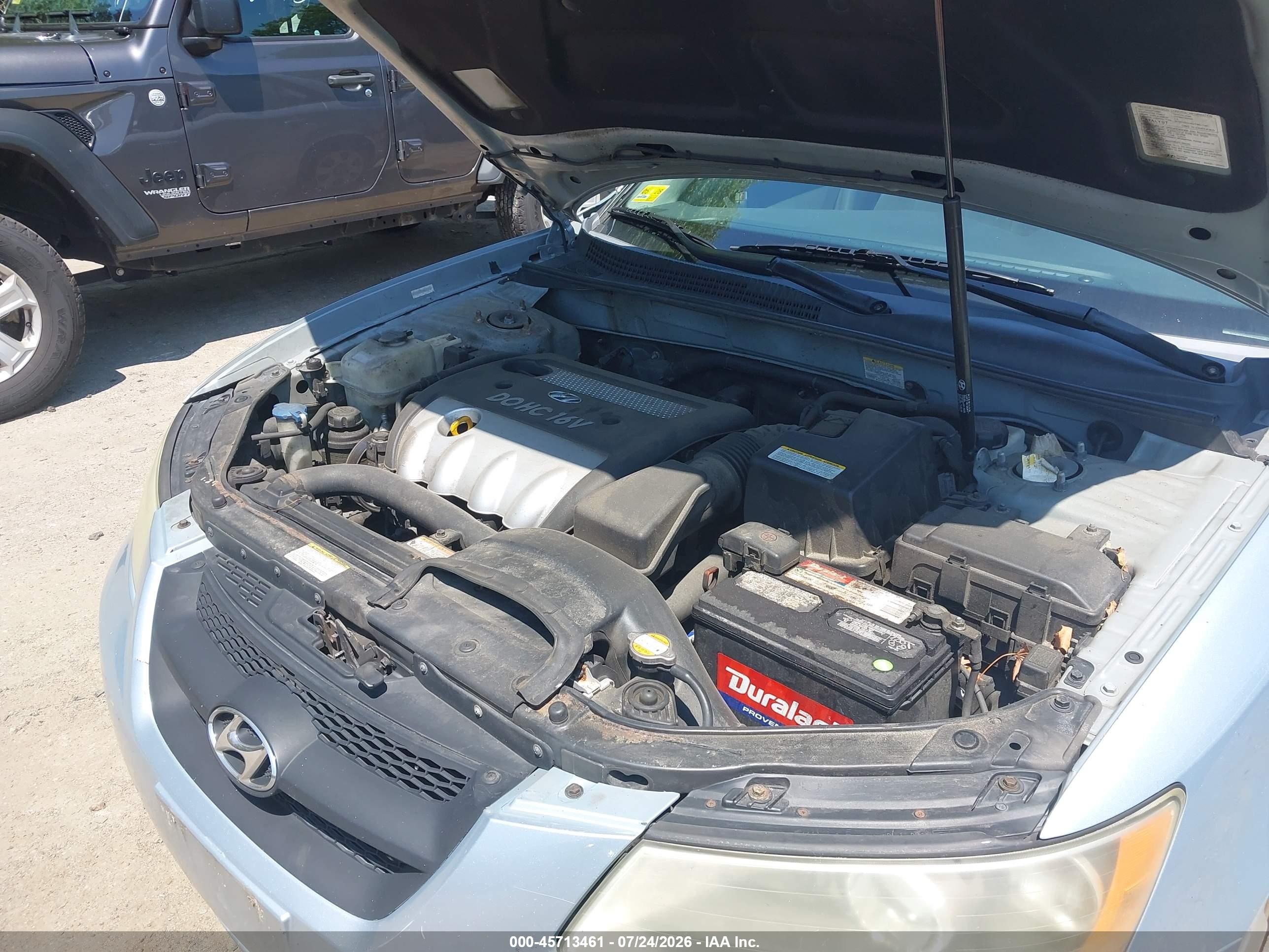2007 Hyundai Sonata Gls/gls W/xm Silver vin: 5NPET46C17H236854