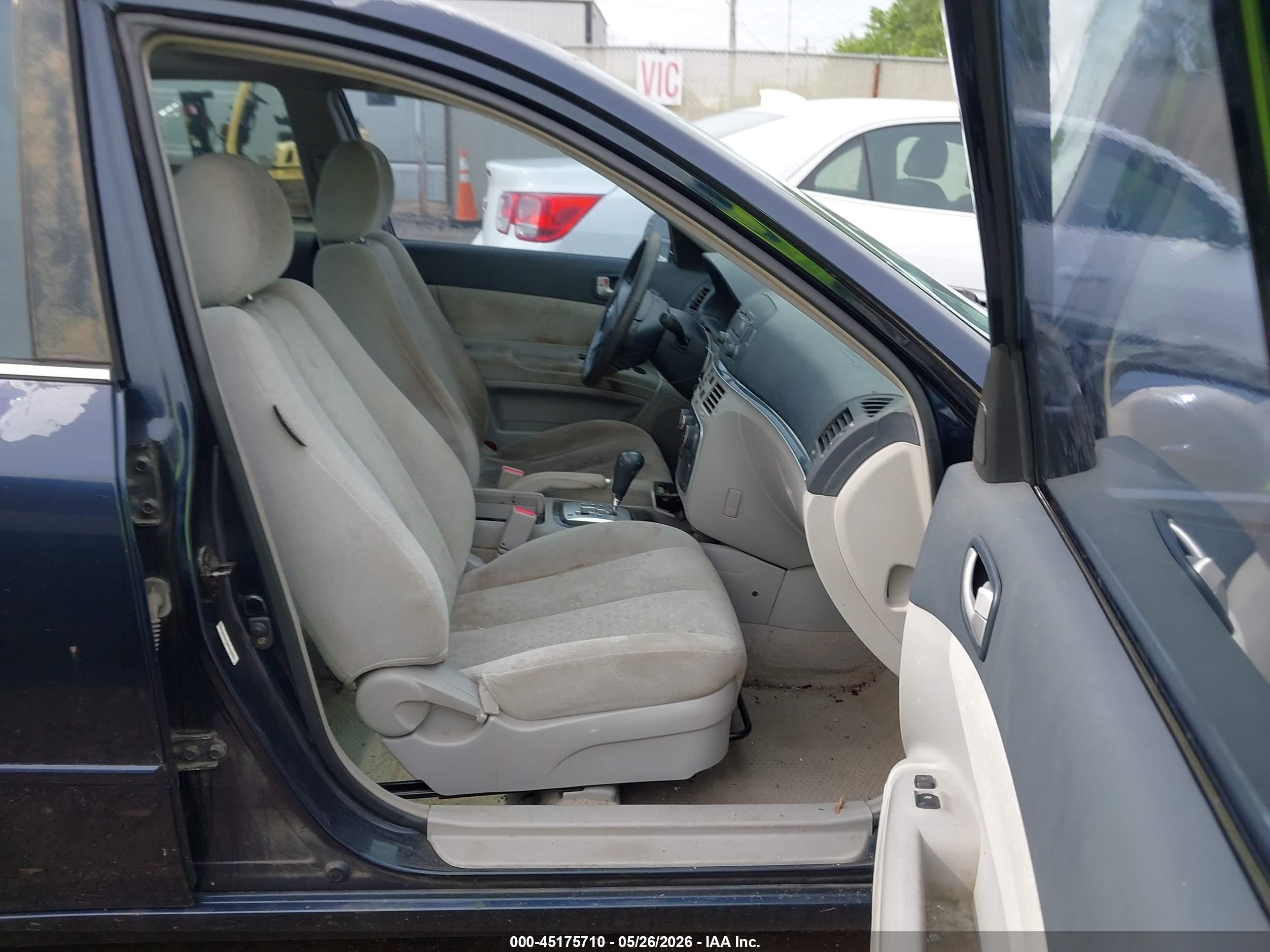 2007 Hyundai Sonata Gls Dark Blue vin: 5NPET46C17H244050