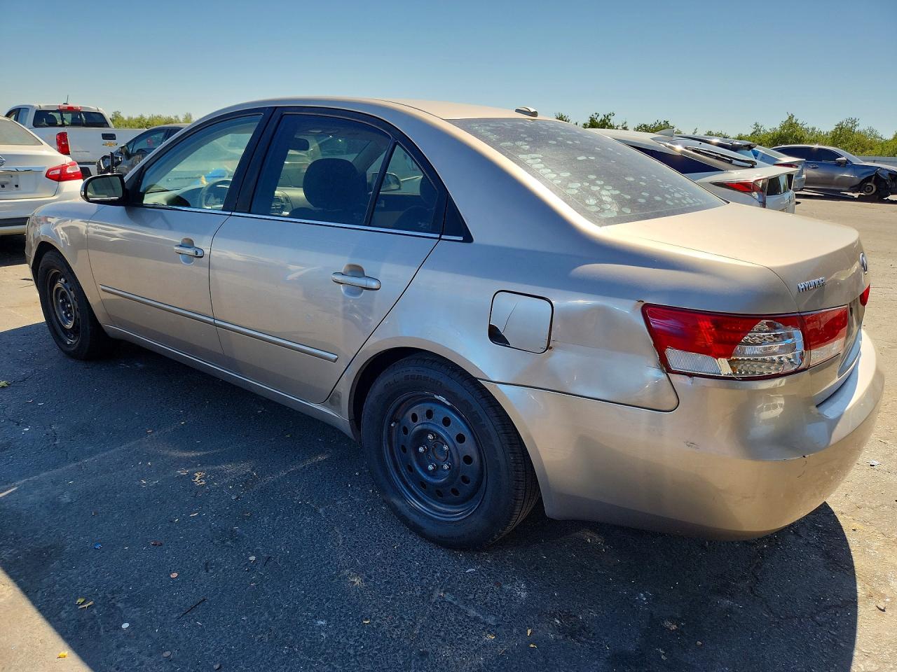 2007 Hyundai Sonata Gls Желто-коричневый vin: 5NPET46C17H254576