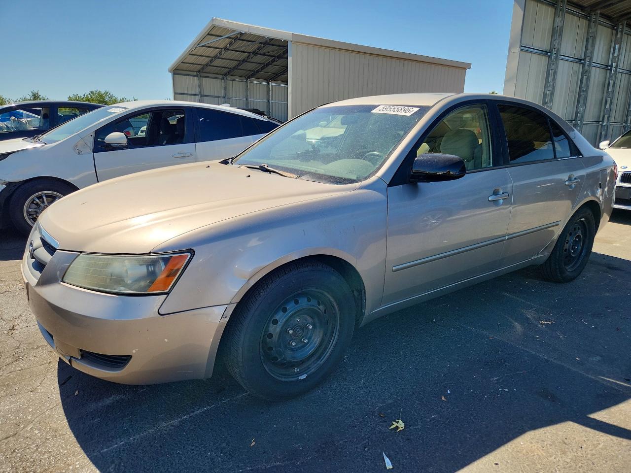 2007 Hyundai Sonata Gls Tan vin: 5NPET46C17H254576