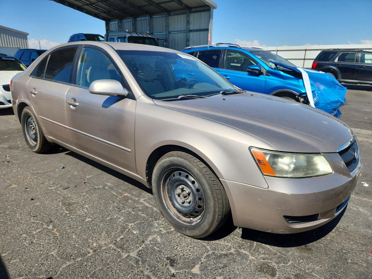 2007 Hyundai Sonata Gls Желто-коричневый vin: 5NPET46C17H254576