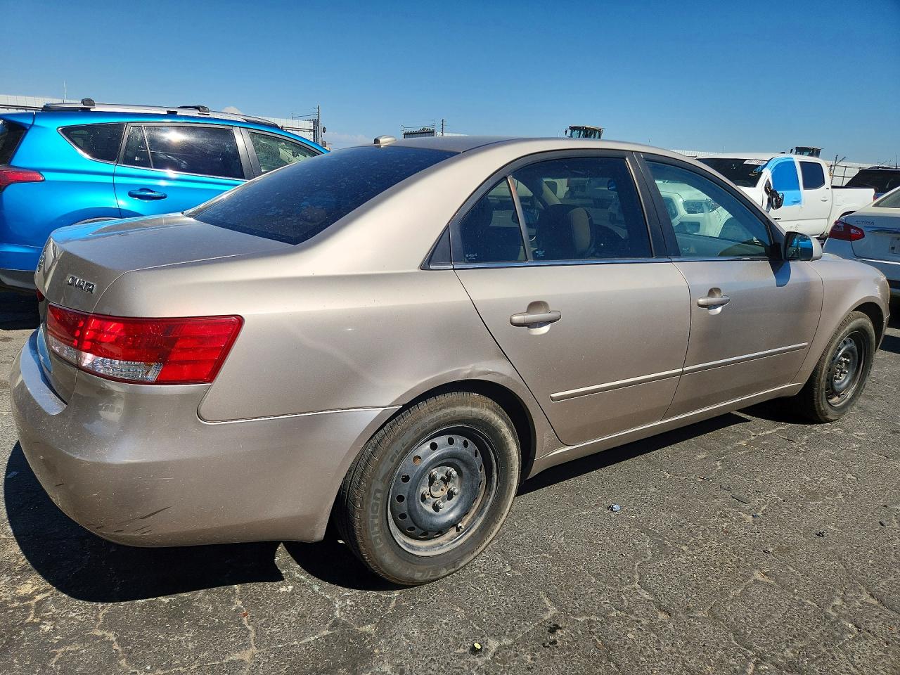 2007 Hyundai Sonata Gls Желто-коричневый vin: 5NPET46C17H254576