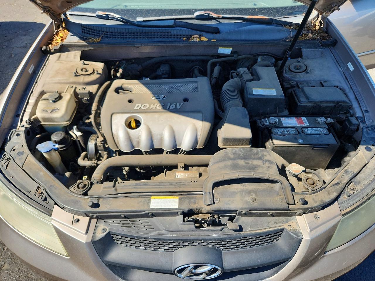 2007 Hyundai Sonata Gls Желто-коричневый vin: 5NPET46C17H254576