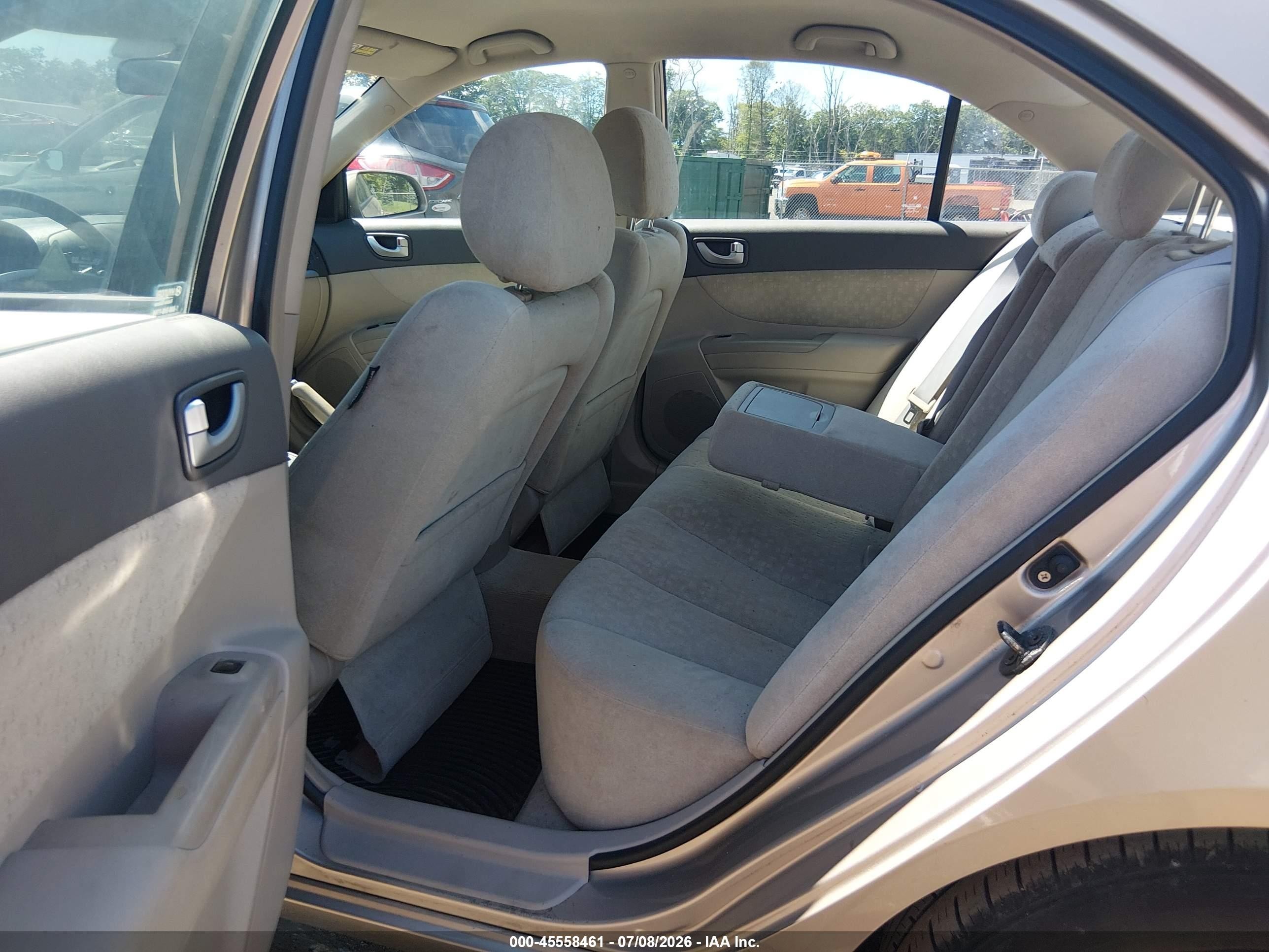 2007 Hyundai Sonata Gls/gls W/xm Tan vin: 5NPET46C17H279428