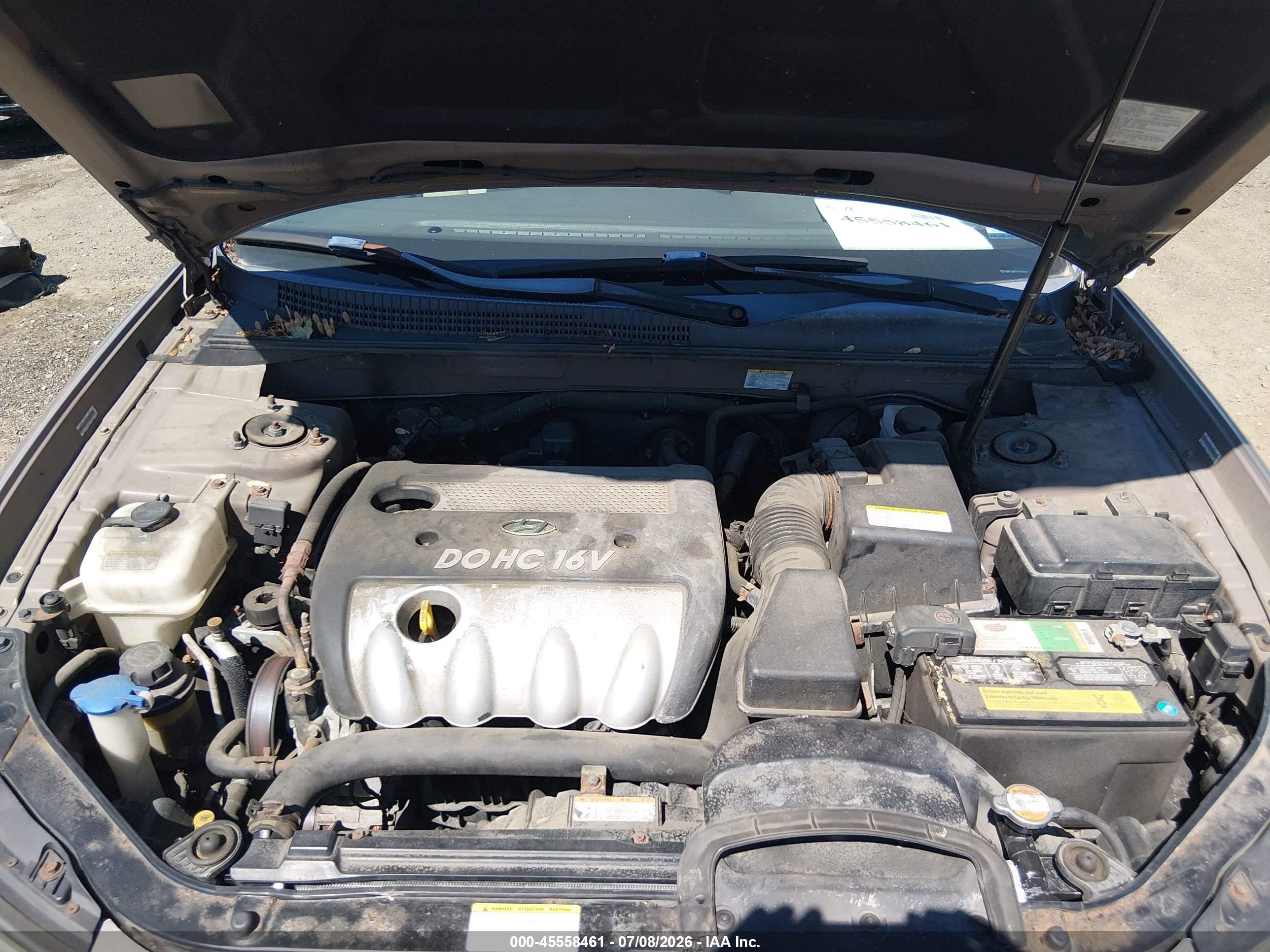 2007 Hyundai Sonata Gls/gls W/xm Tan vin: 5NPET46C17H279428