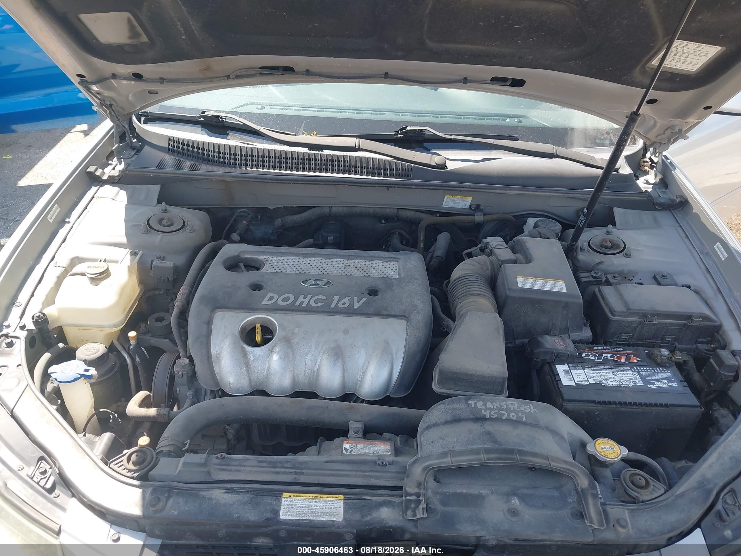 2007 Hyundai Sonata Gls/gls W/xm Silver vin: 5NPET46C17H291322