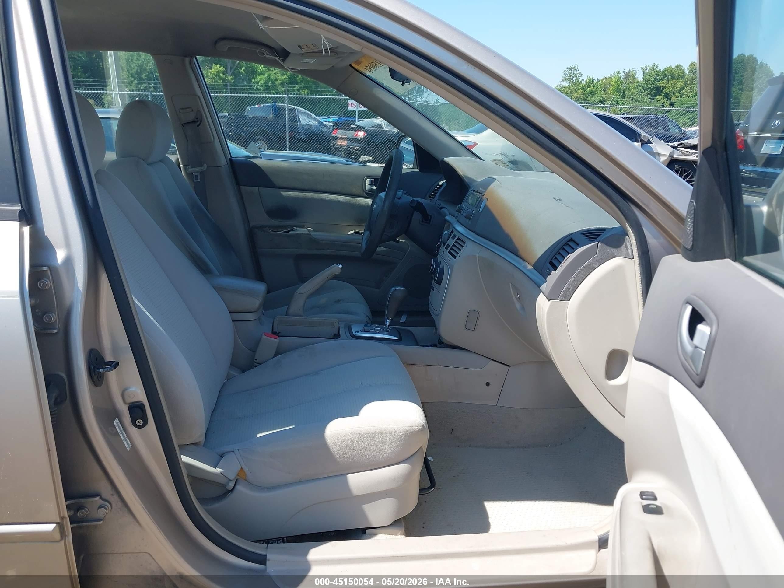2008 Hyundai Sonata Gls Beige vin: 5NPET46C18H310694