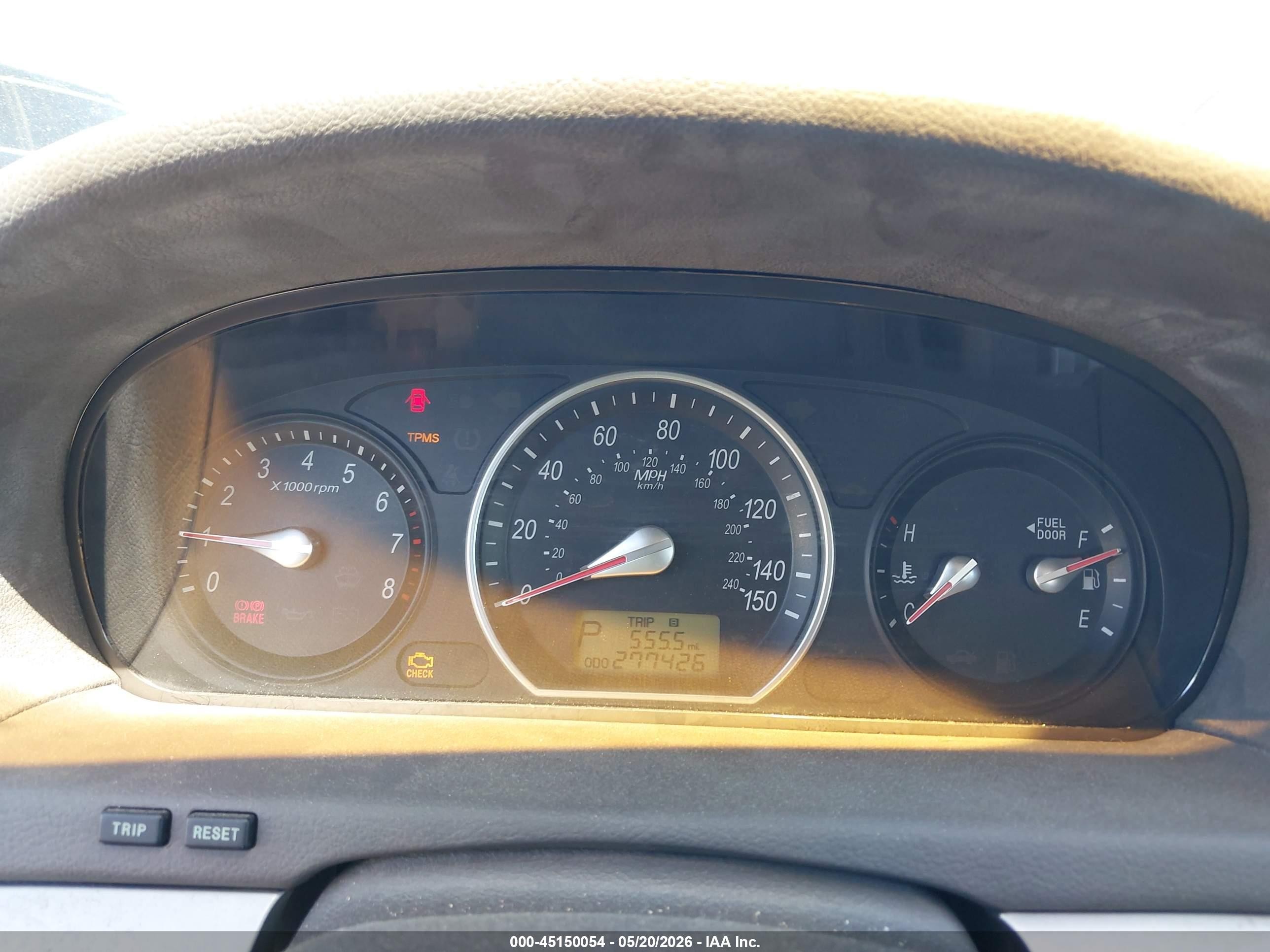 2008 Hyundai Sonata Gls Beige vin: 5NPET46C18H310694